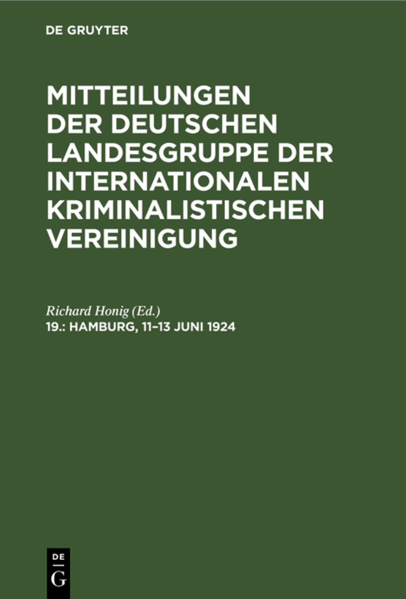 Hamburg, 11–13 Juni 1924