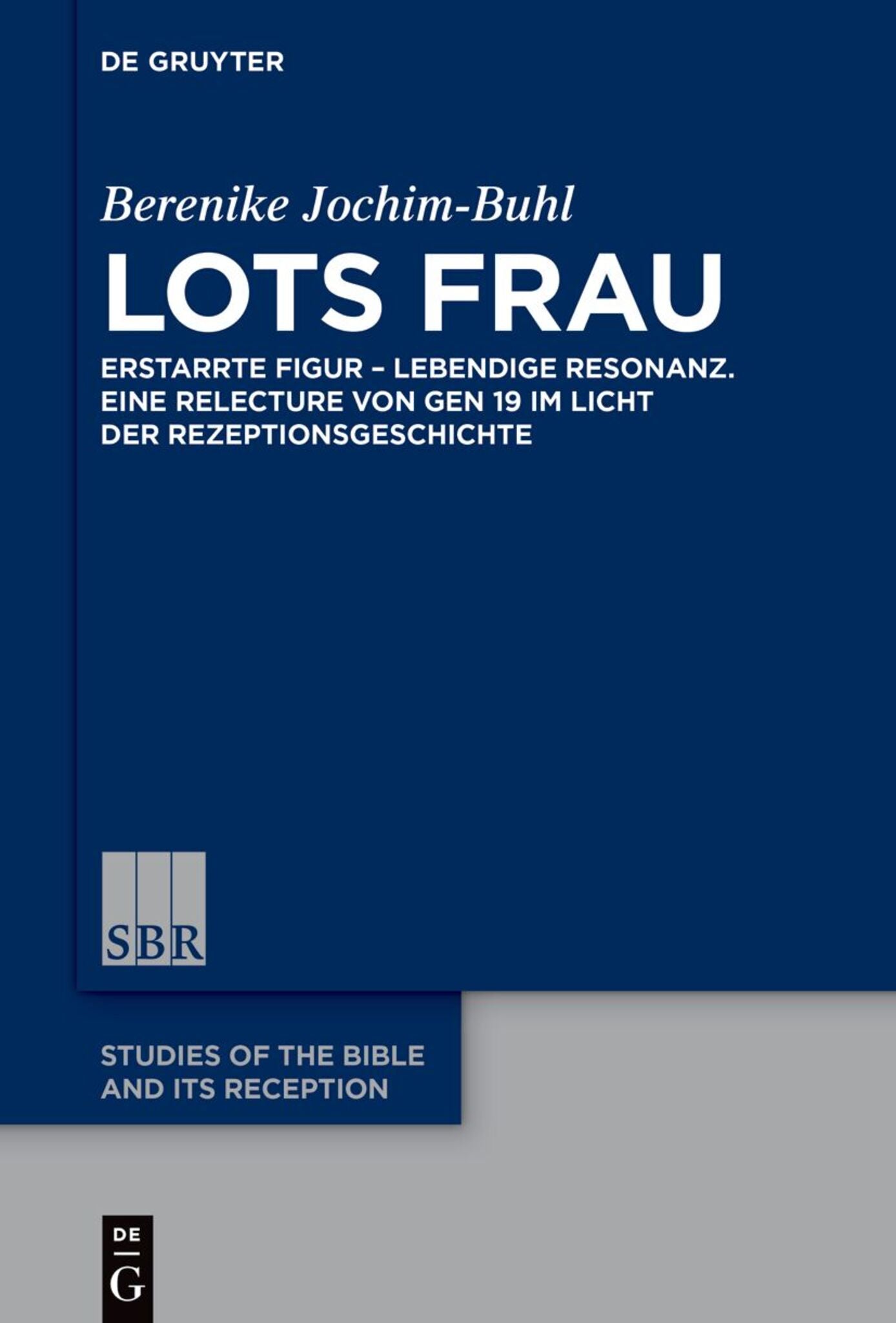 Cover image for Lots Frau ISBN 9783112245439