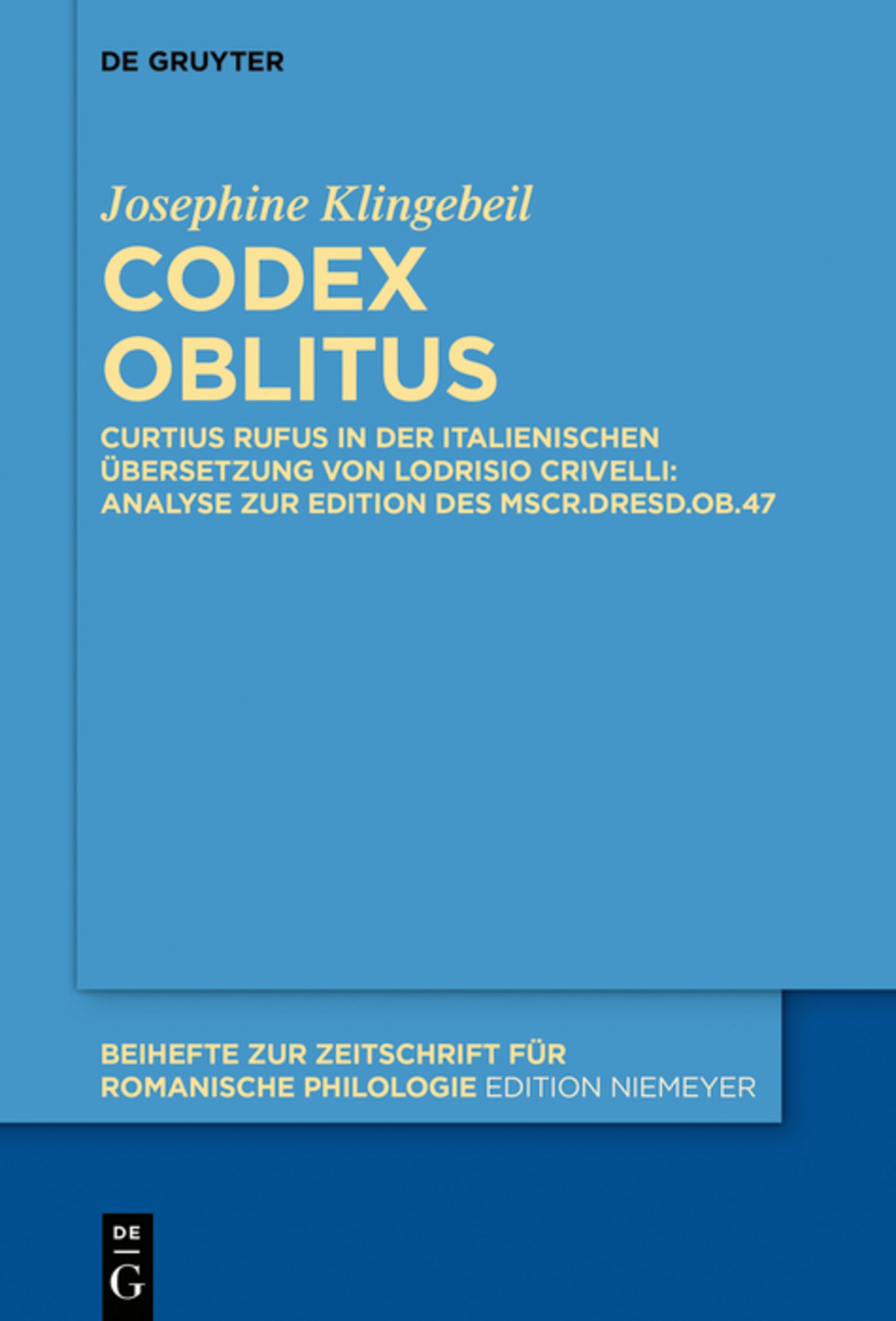 Codex oblitus