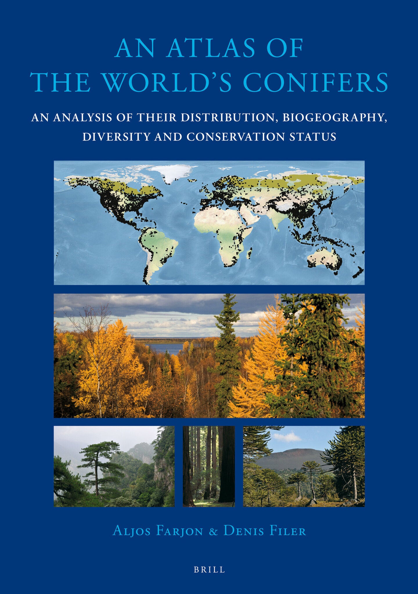 Cover image for An Atlas of the World's Conifers ISBN 9789004211803