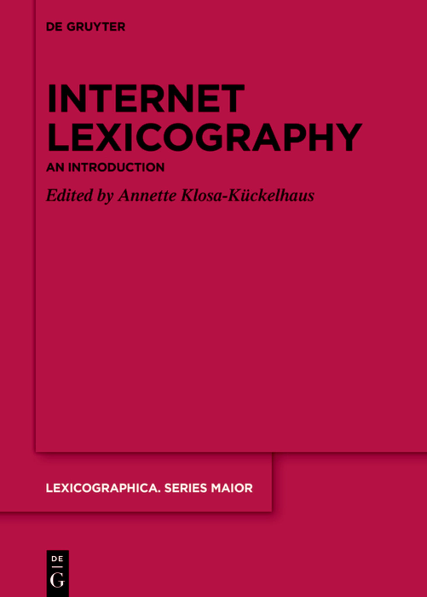 Internet Lexicography