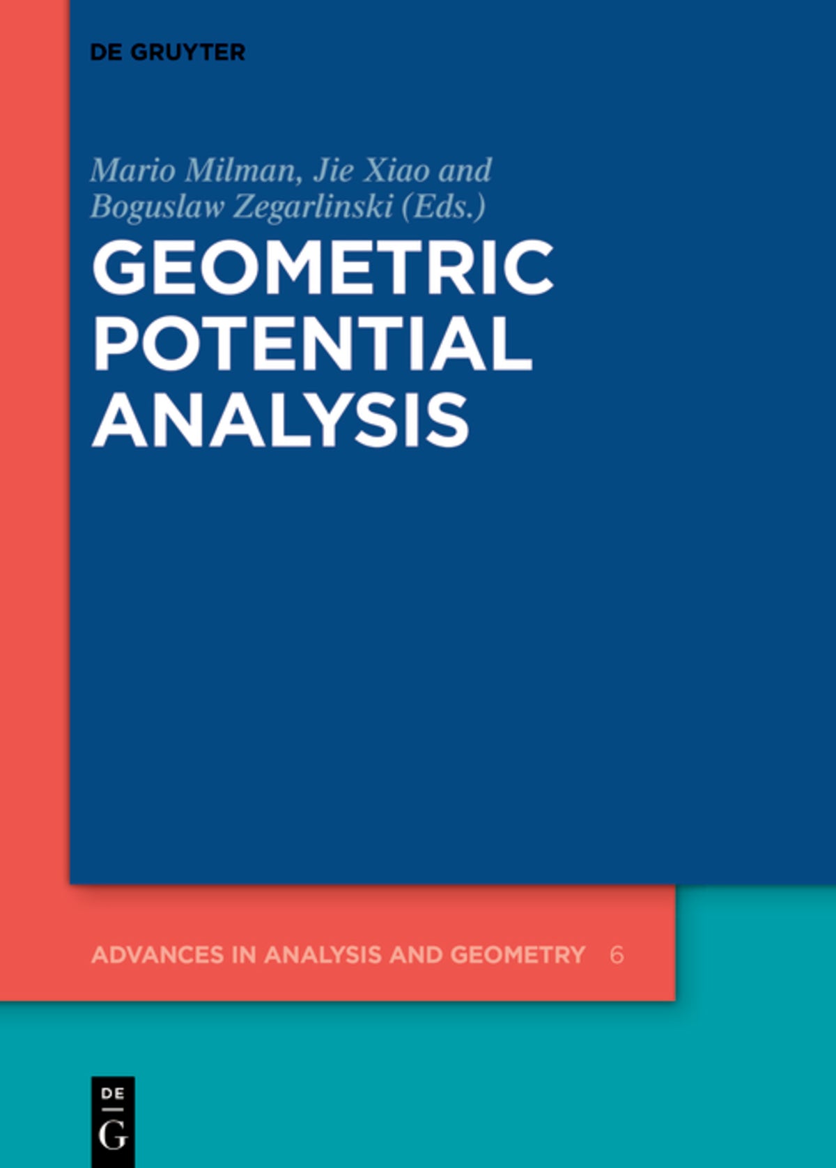 Cover image for Geometric Potential Analysis ISBN 9783110741674