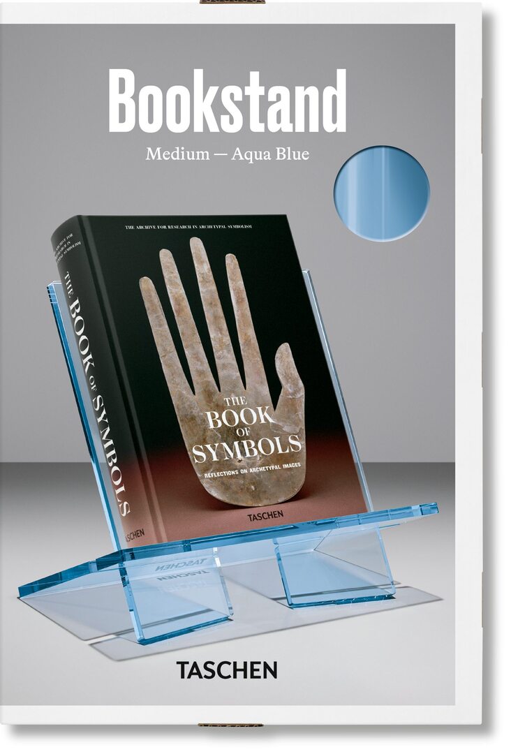 Cover image for Bookstand. Medium. Aqua Blue ISBN 9783836599740