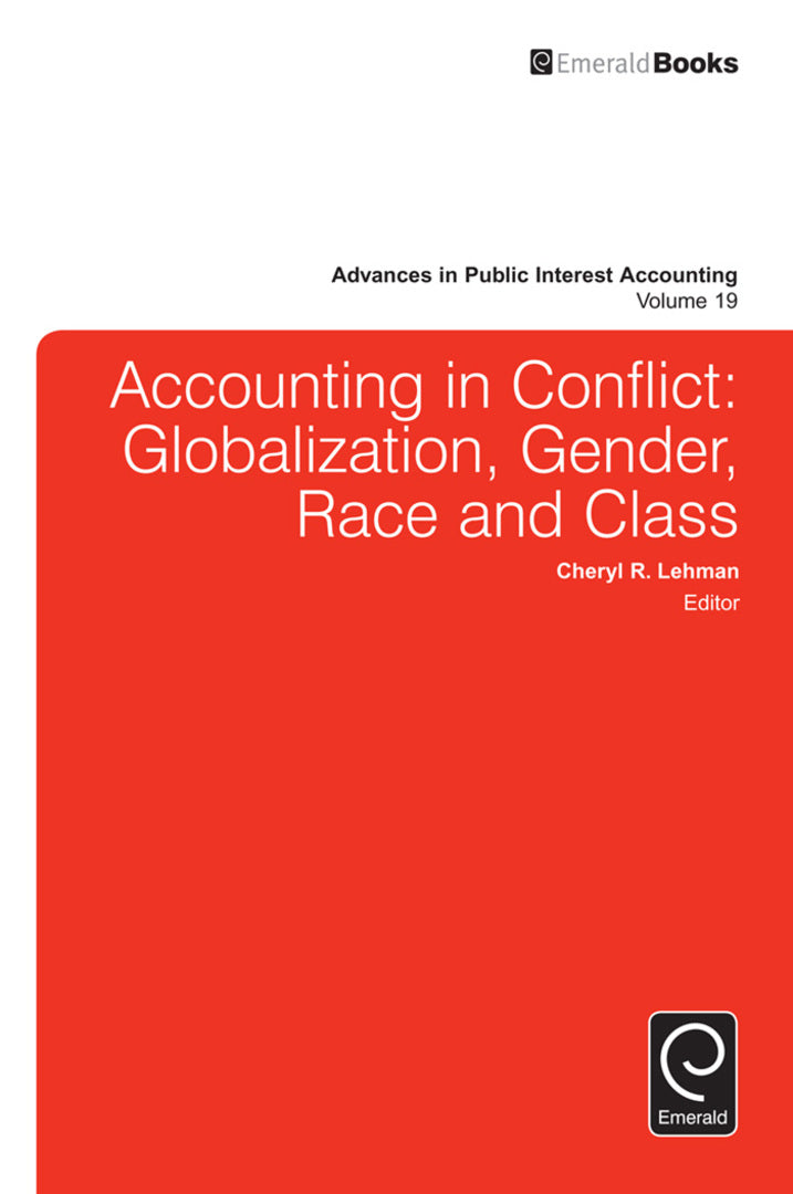 Cover image for Accounting in Conflict ISBN 9781785609763