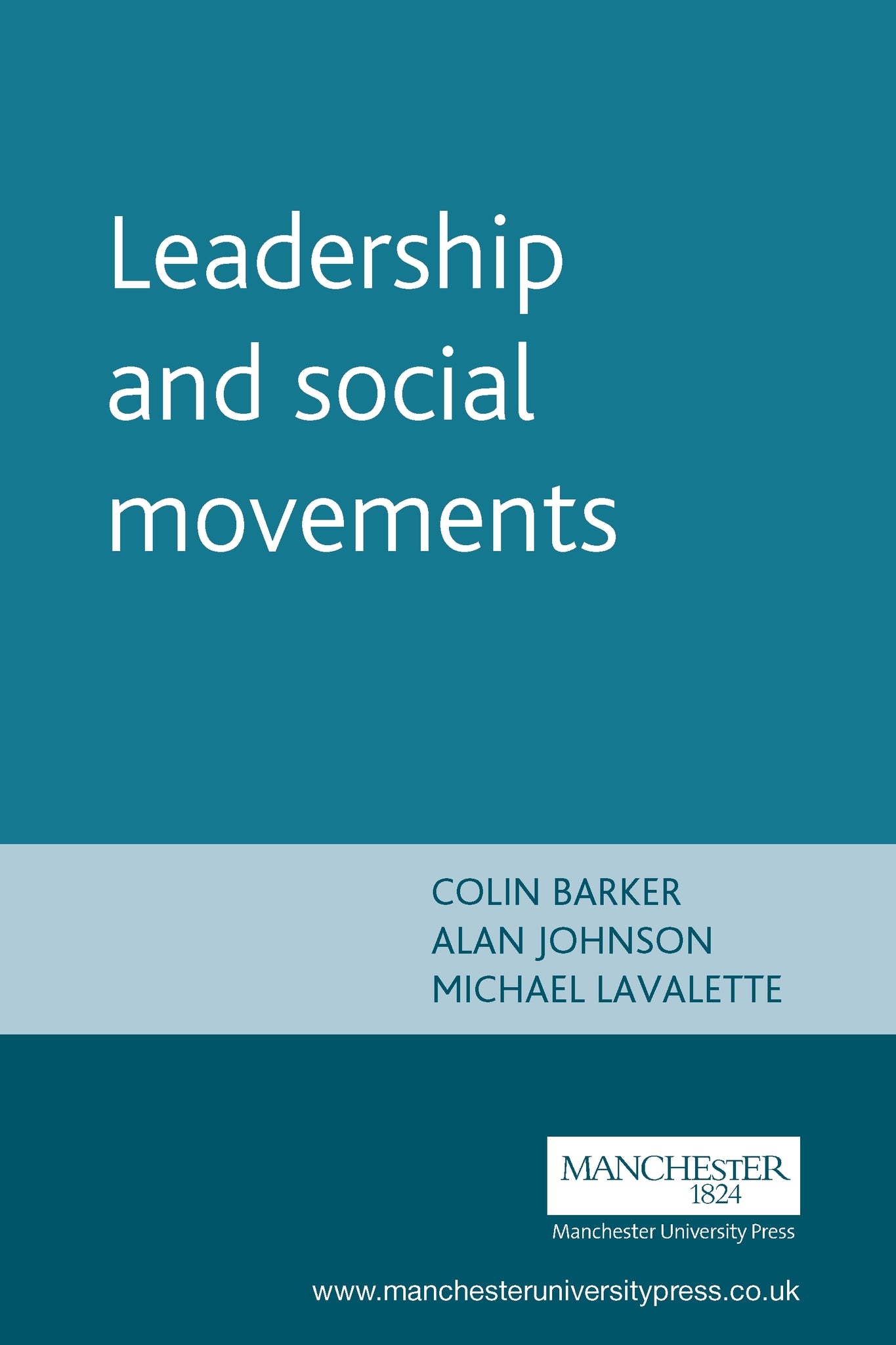 Cover image for Leadership and social movements ISBN 9780719059025