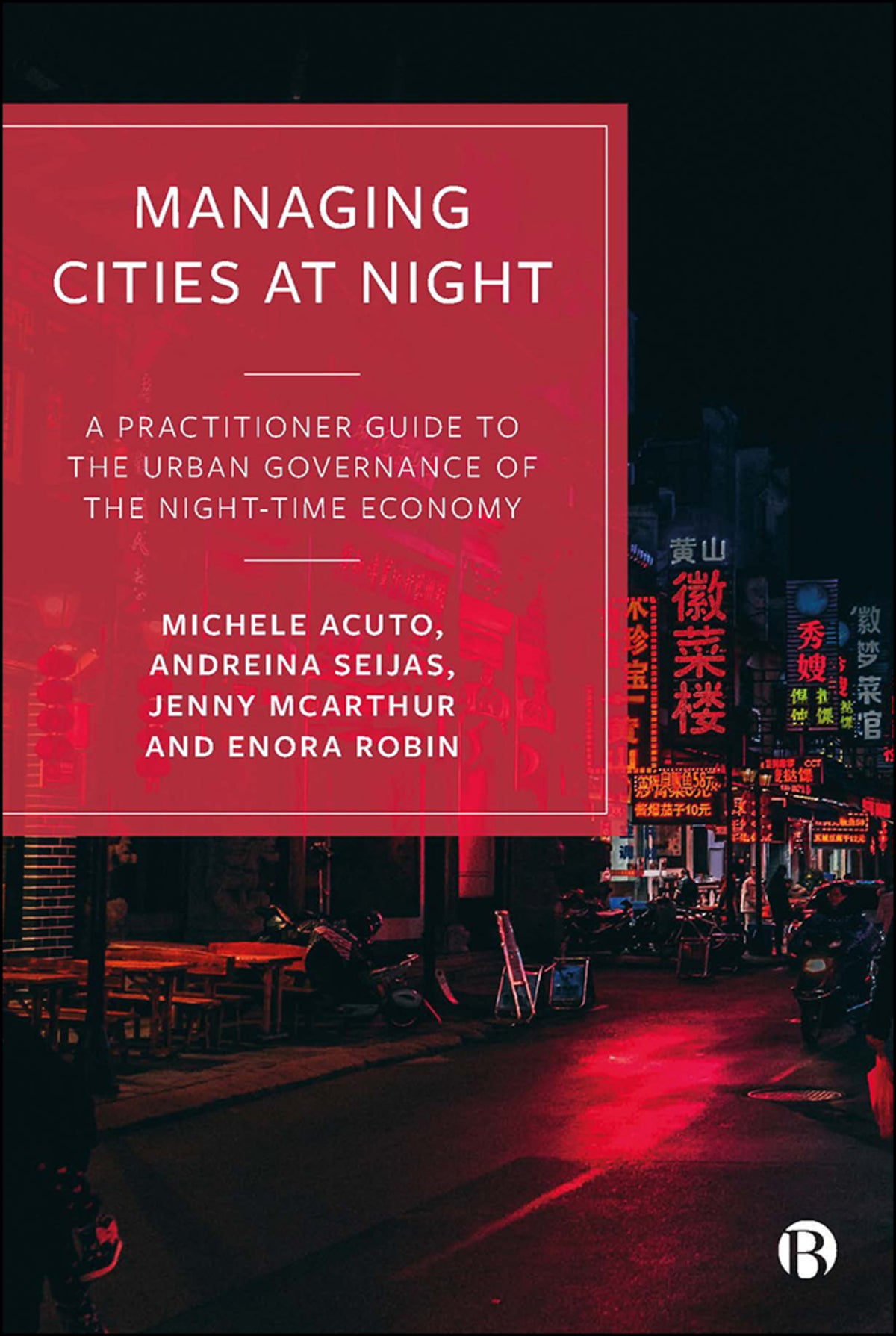 Cover image for Managing Cities at Night ISBN 9781529218282