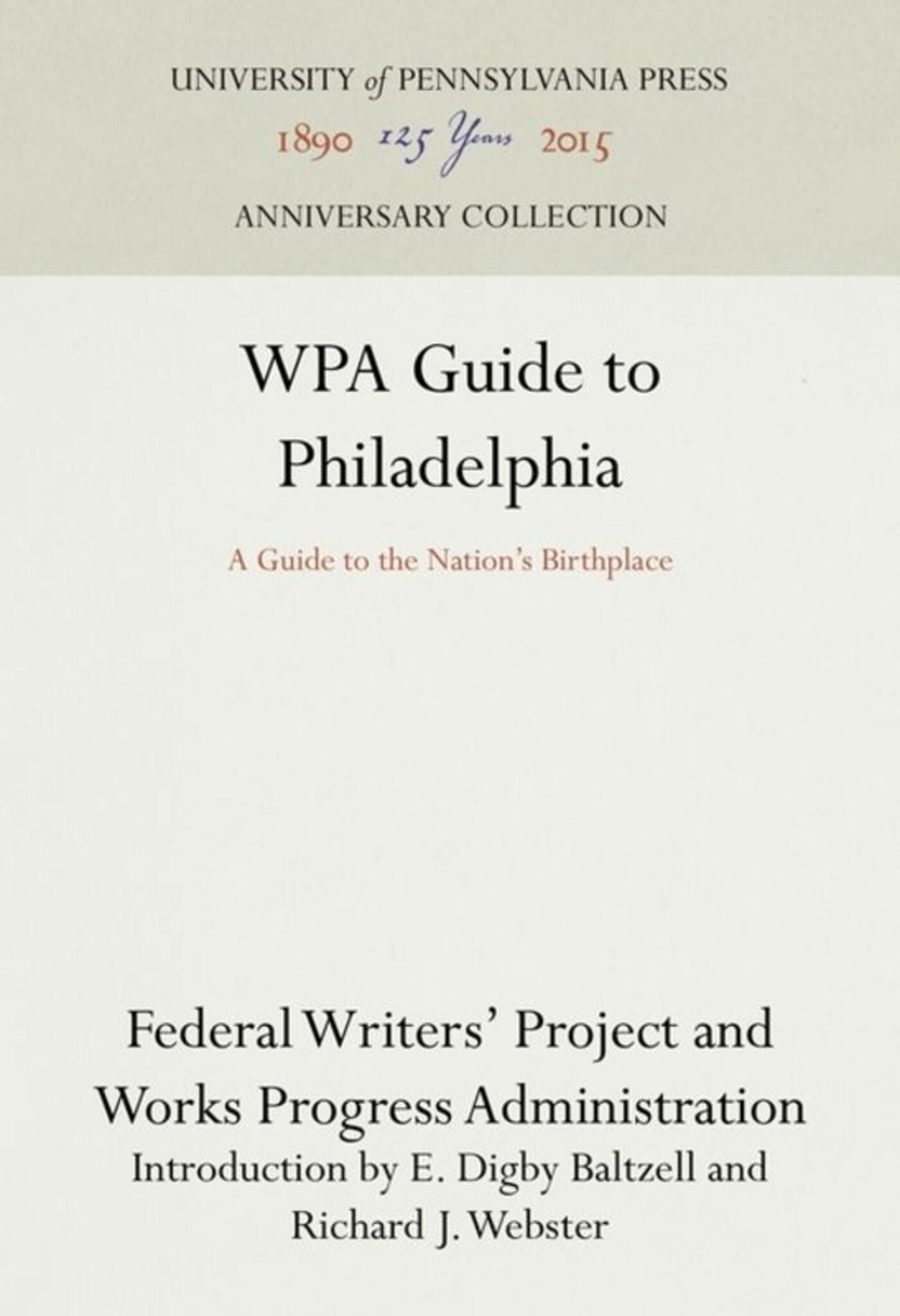 WPA Guide to Philadelphia