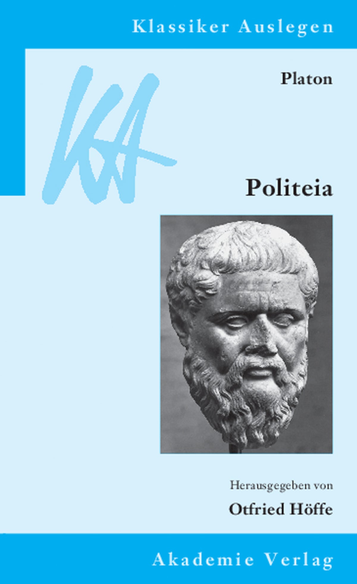 Cover image for Platon: Politeia ISBN 9783050049786