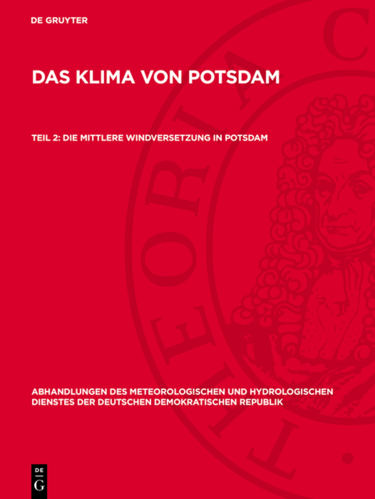 Die mittlere Windversetzung in Potsdam