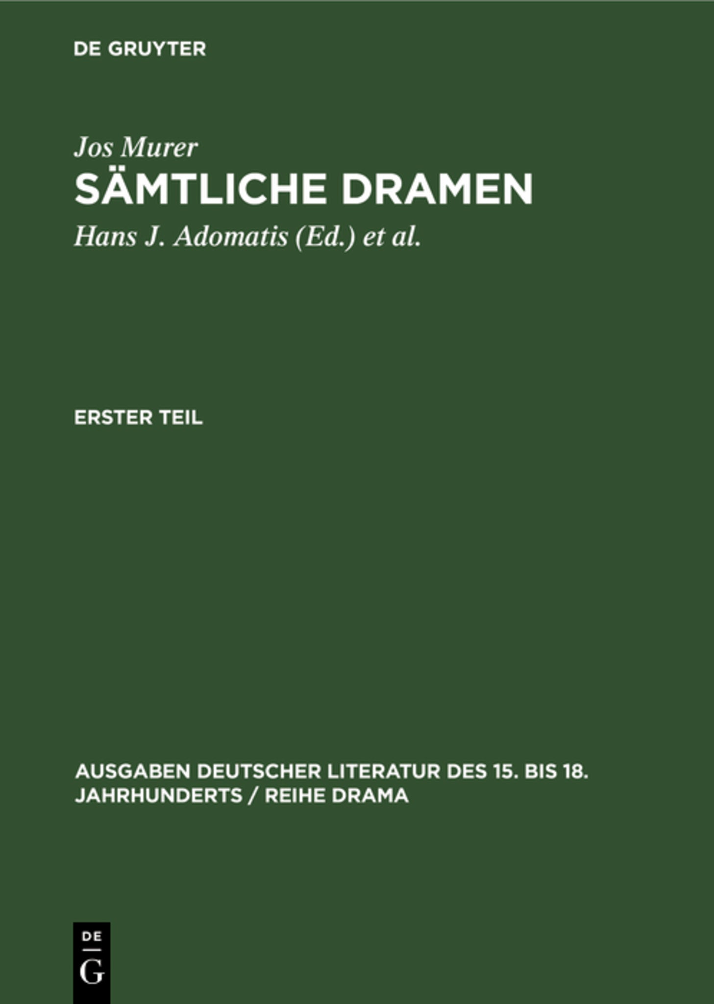 Sämtliche Dramen