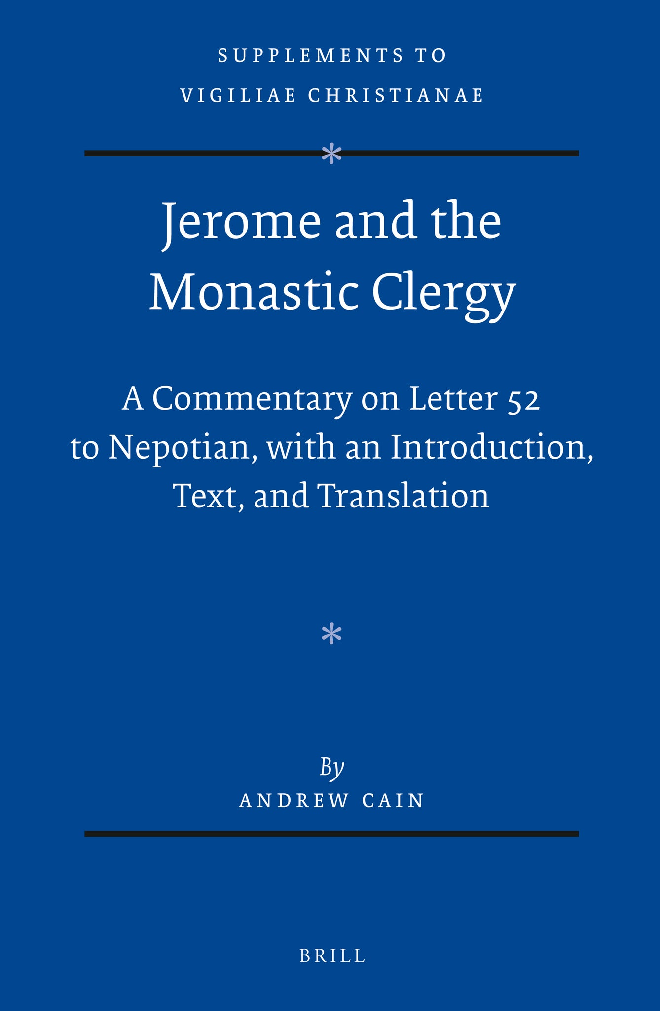 Jerome and the Monastic Clergy