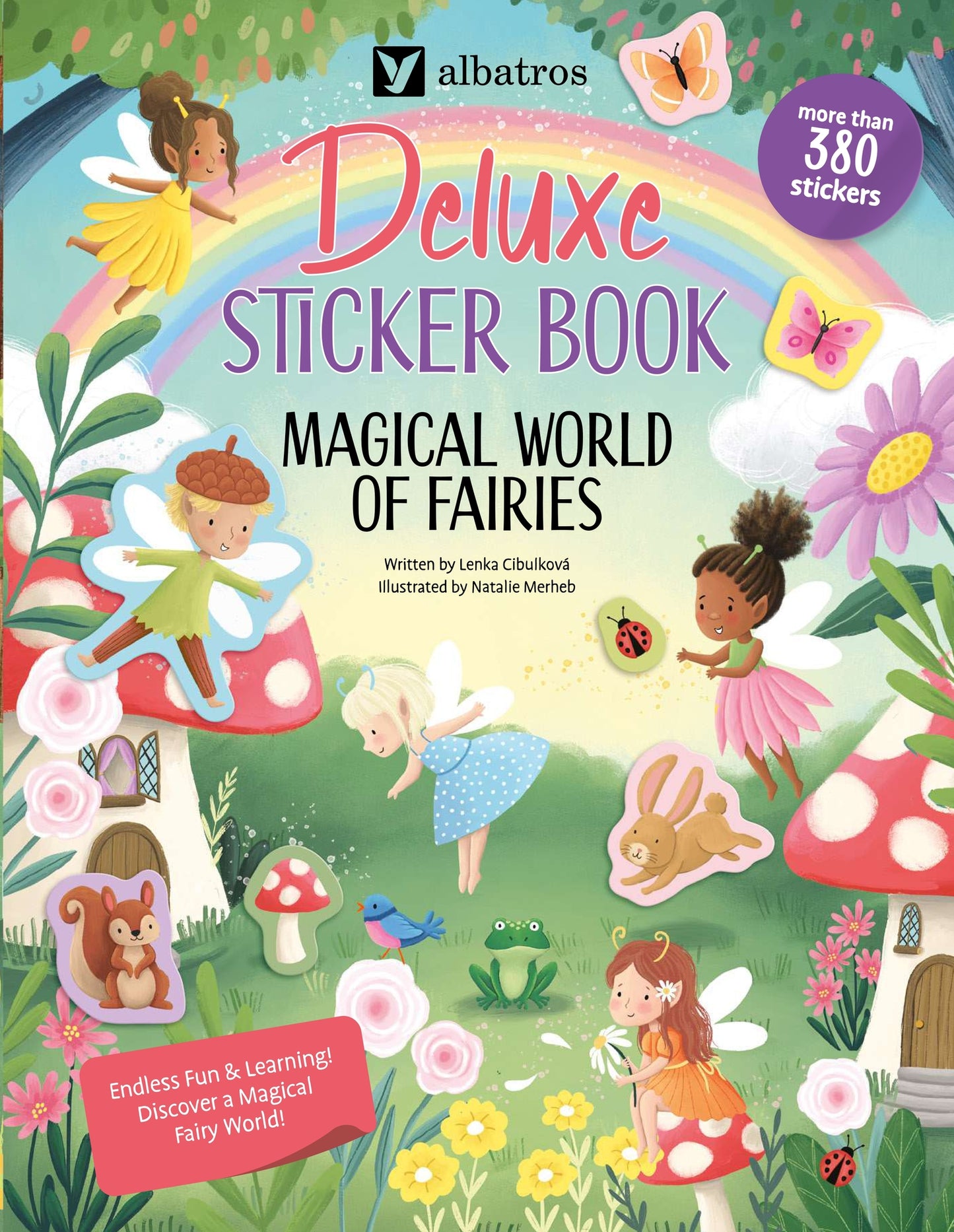 Cover image for Deluxe Sticker Book: Magical World of Fairies ISBN 9788000080574