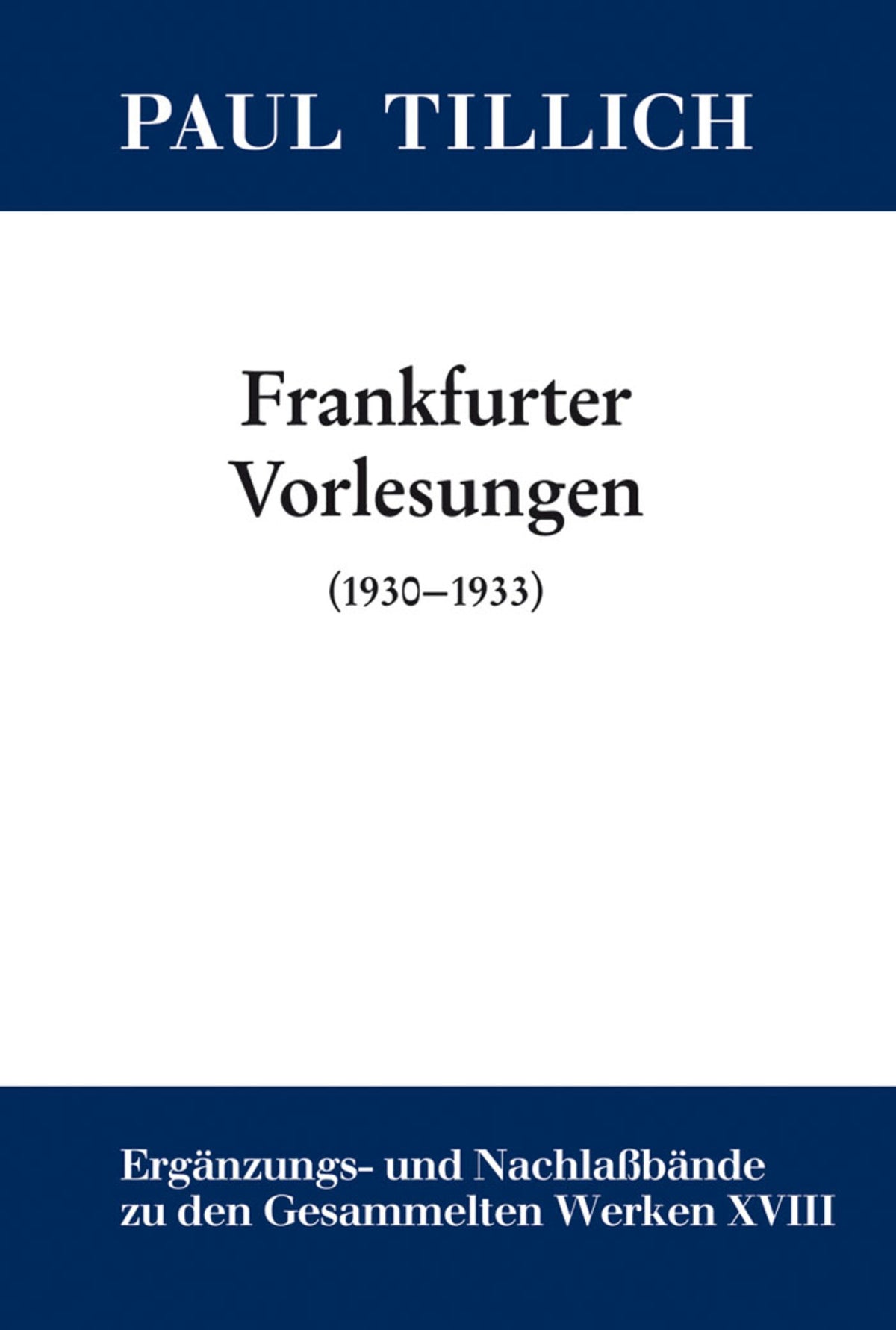 Frankfurter Vorlesungen