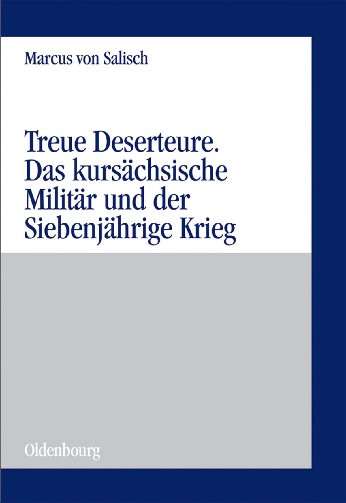 Cover image for Treue Deserteure ISBN 9783486588057