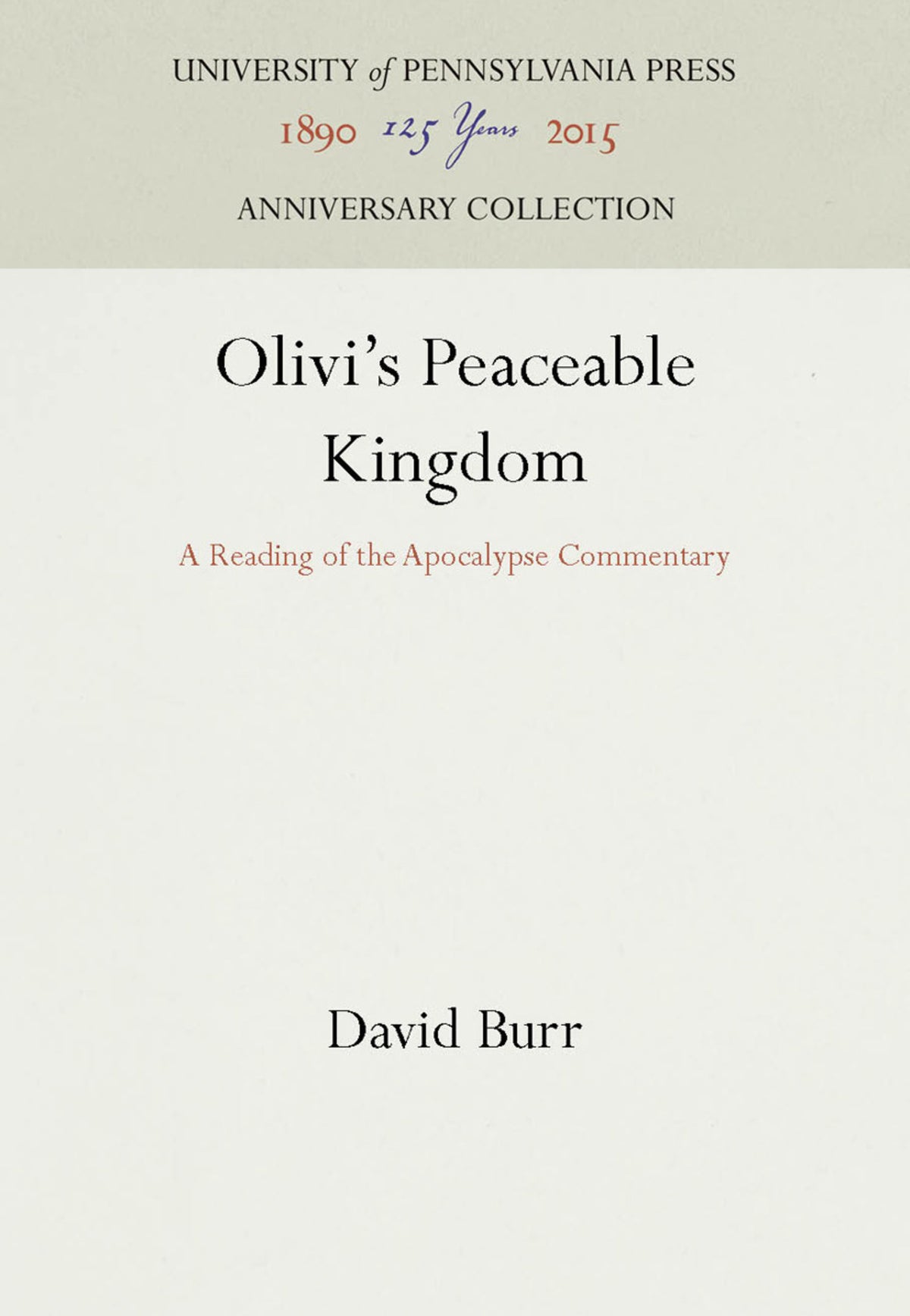 Olivi's Peaceable Kingdom