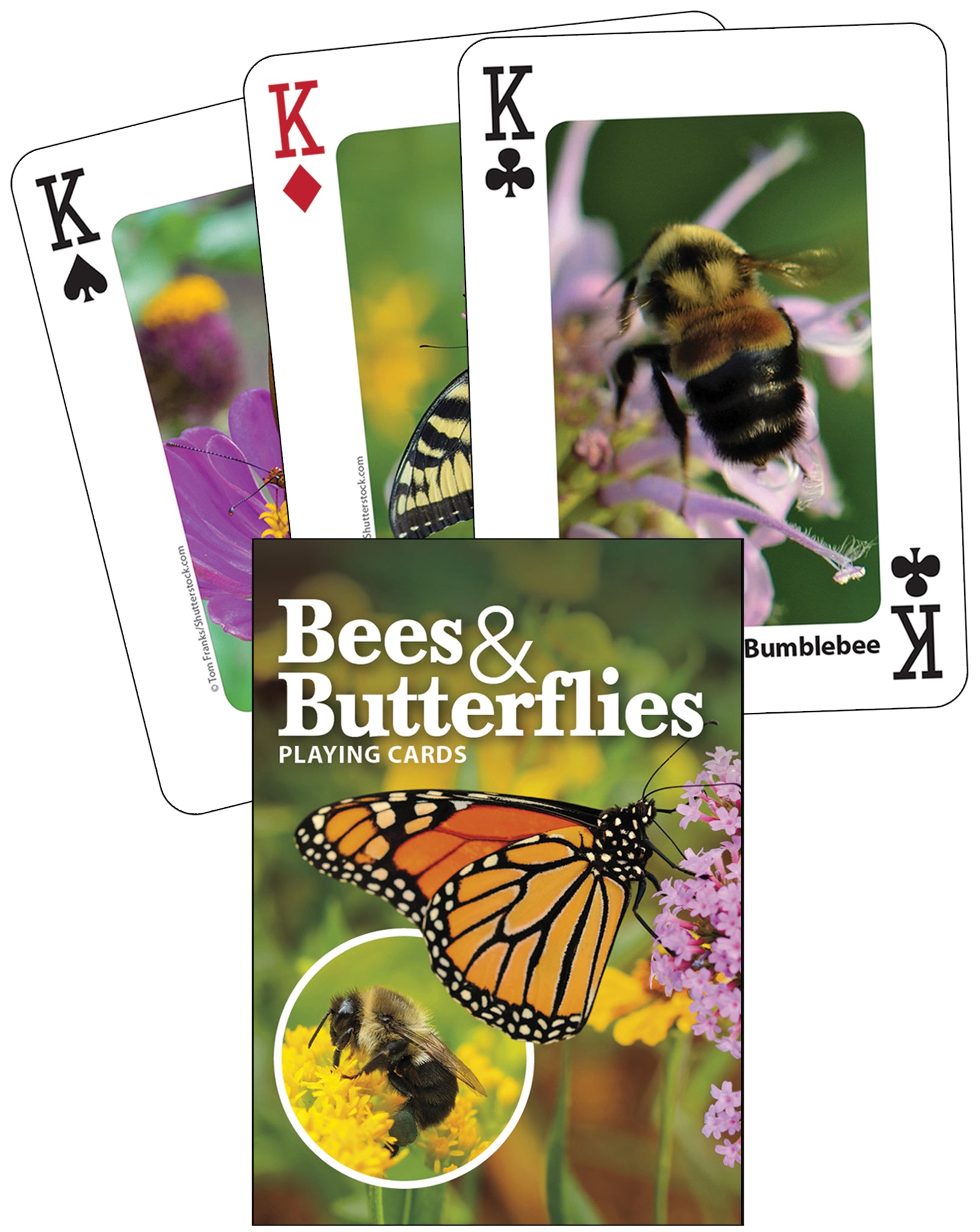 Cover image for Bees & Butterflies Playing Cards ISBN 9781647552367