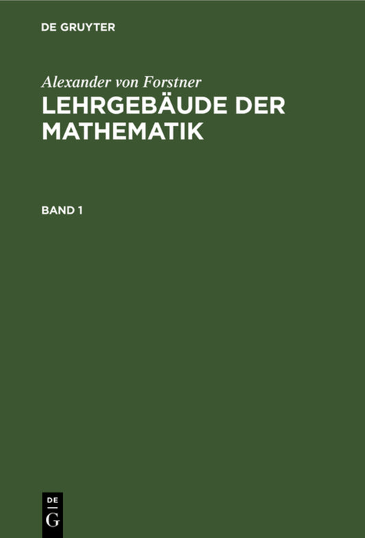 Lehrbuch der niederen Arithmetik