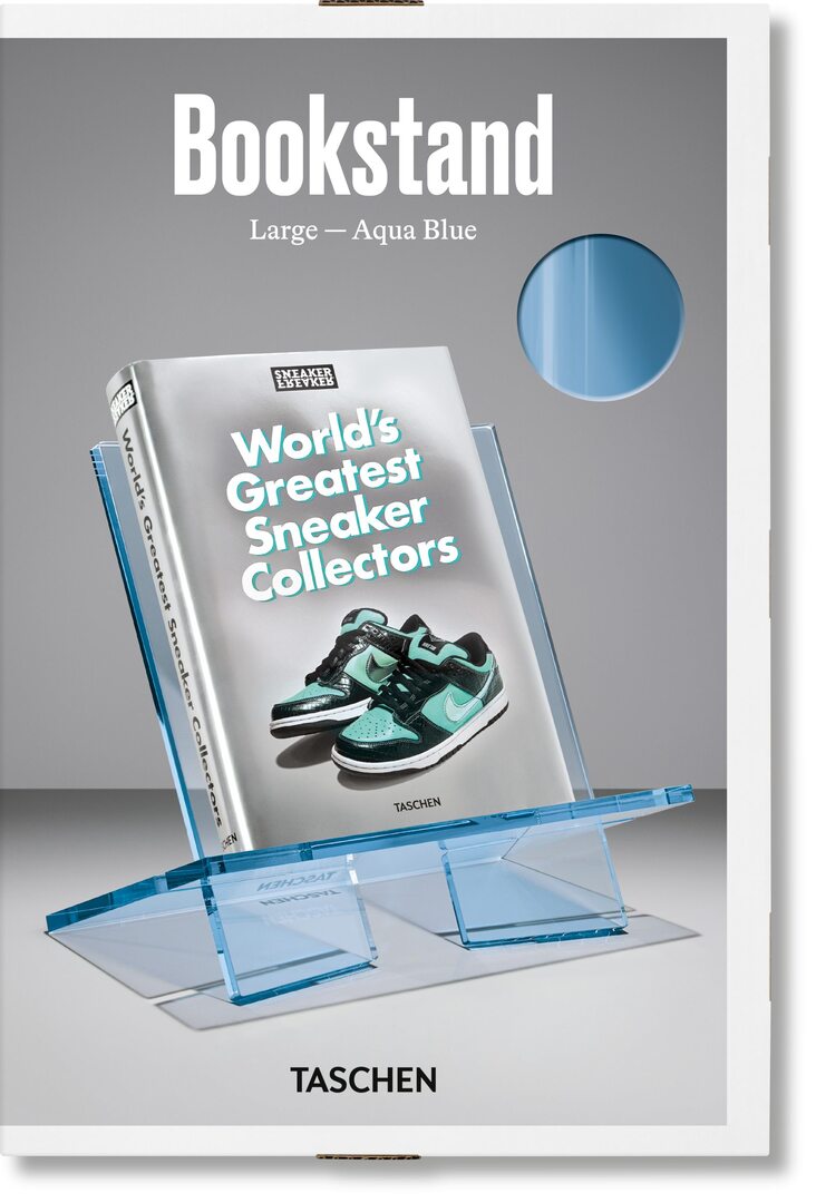 Cover image for Bookstand. Large. Aqua Blue ISBN 9783836599726