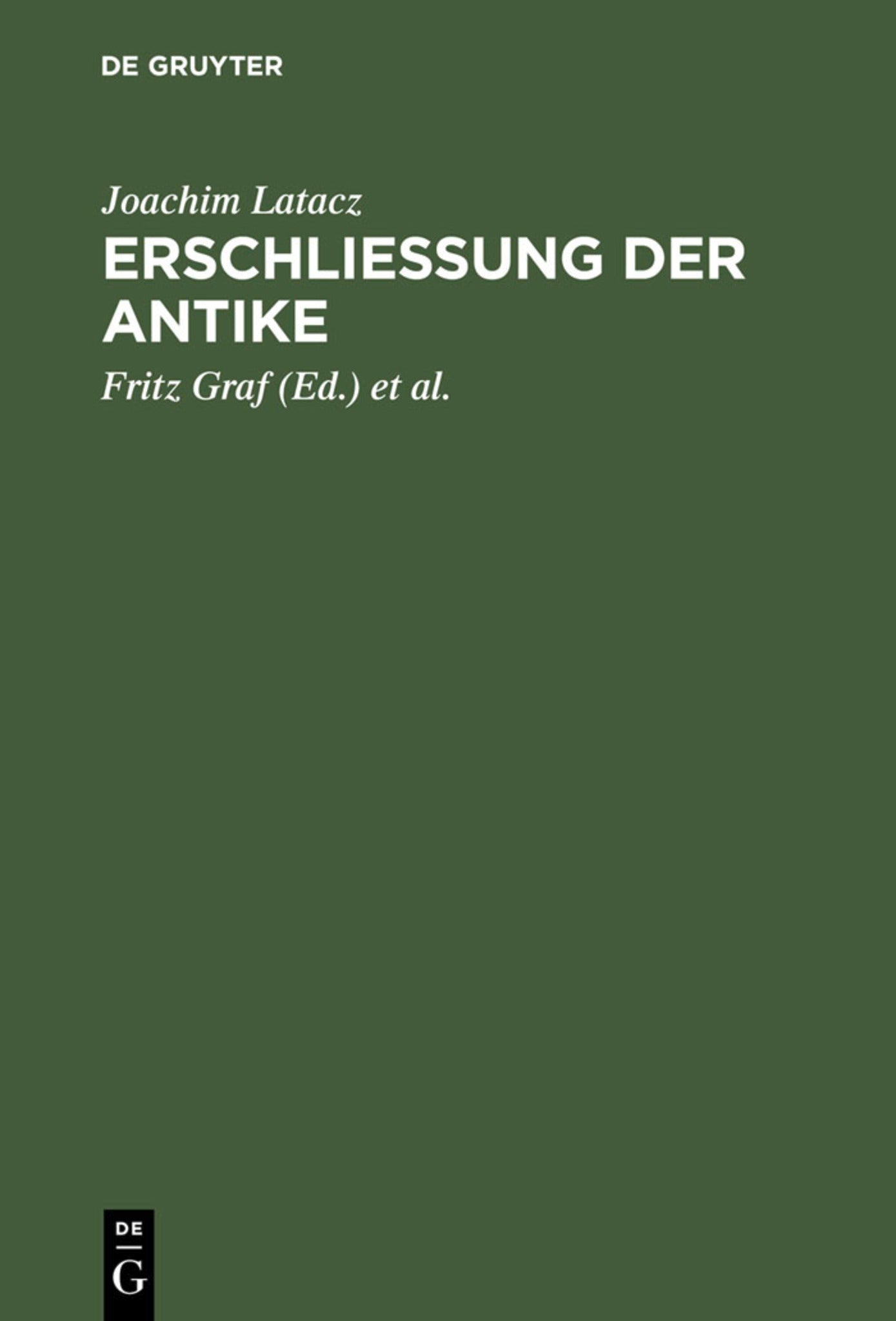 Erschliessung der Antike