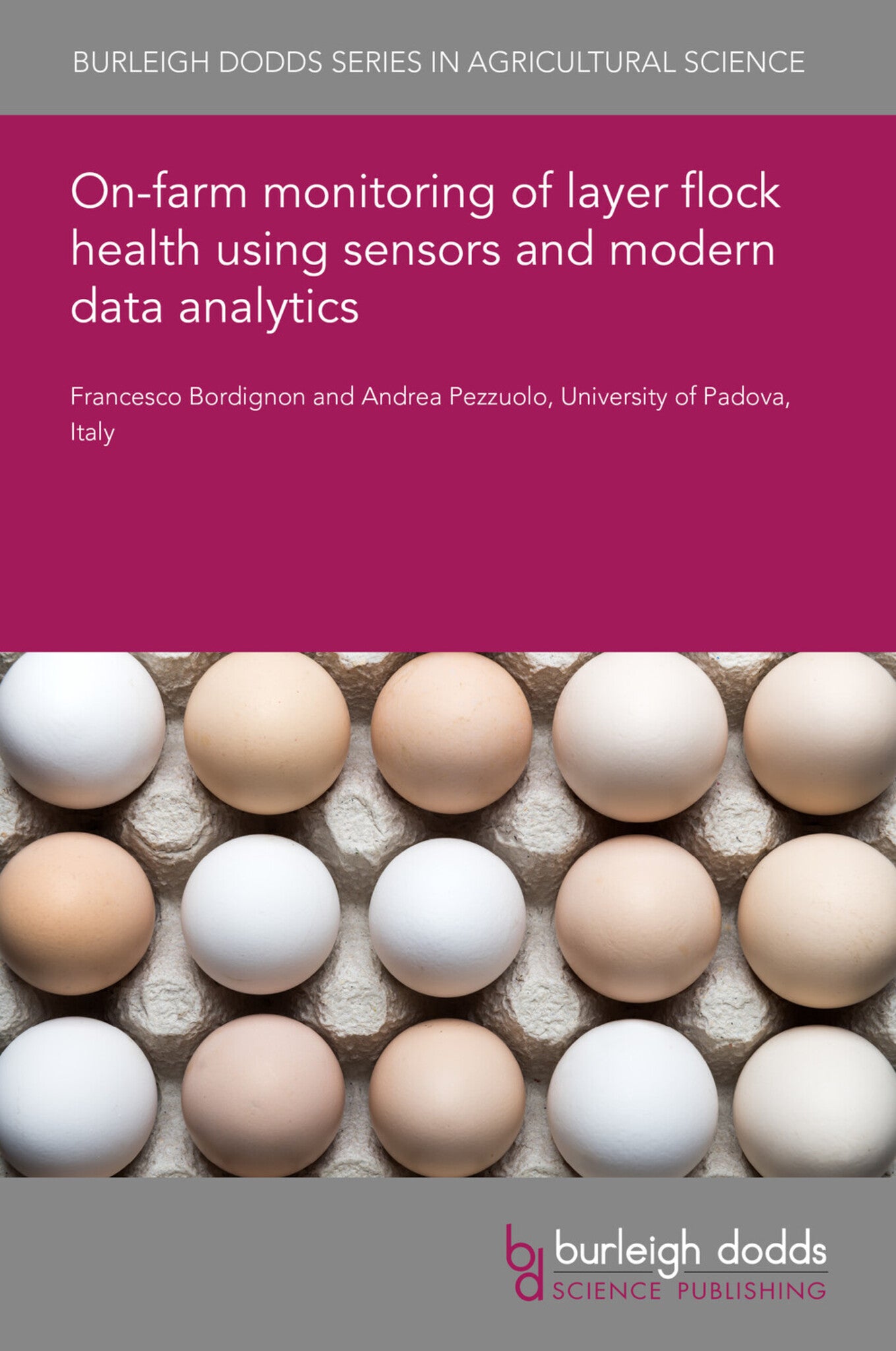Cover image for On-farm monitoring of layer flock health using sensors and modern data analytics ISBN 9781835455081