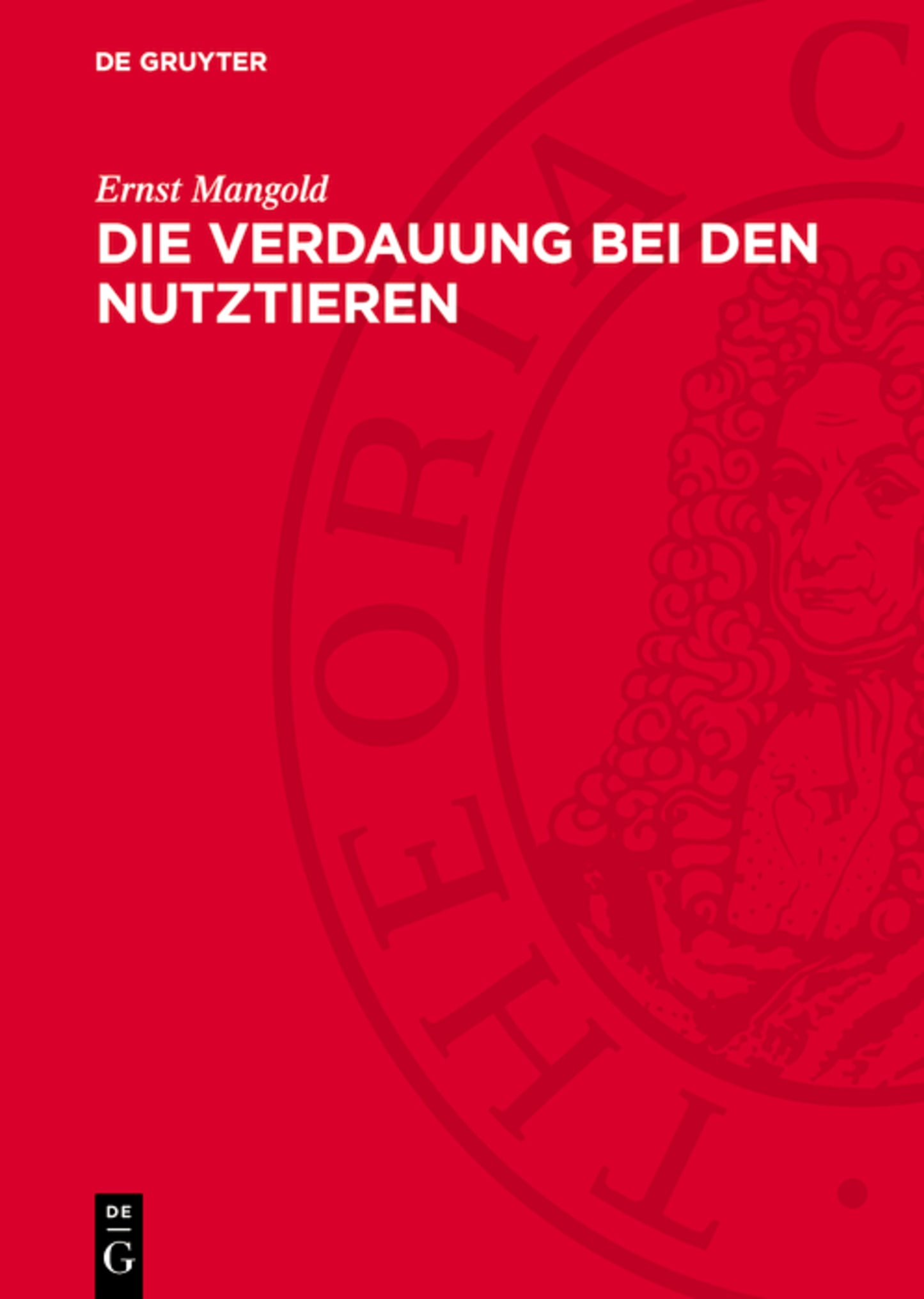 Die Verdauung bei den Nutztieren