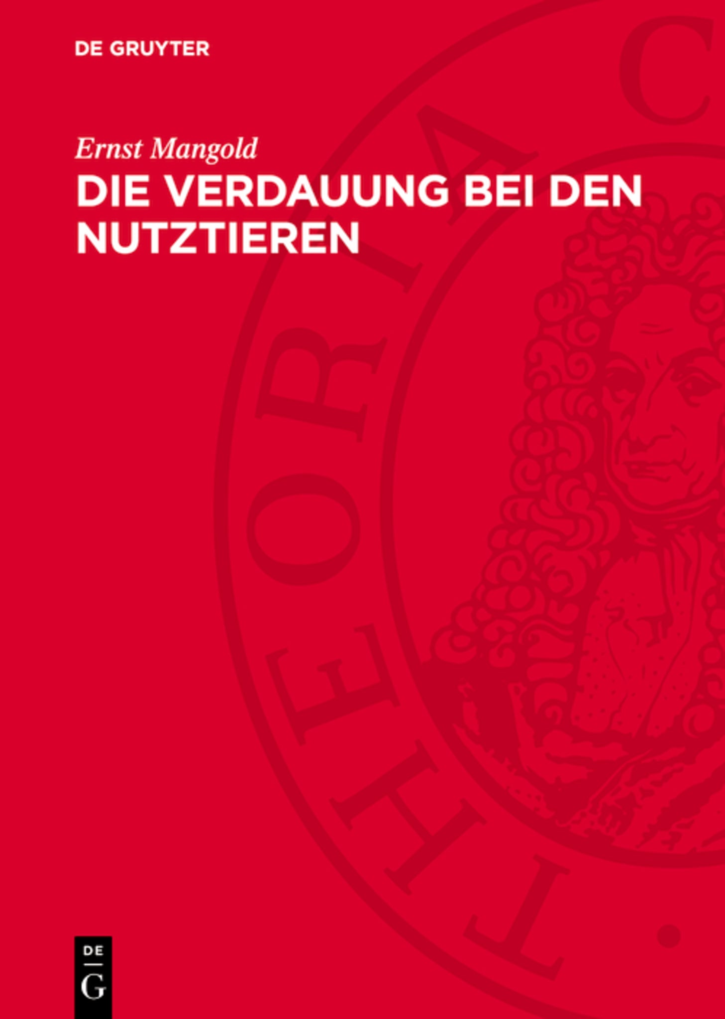 Die Verdauung bei den Nutztieren