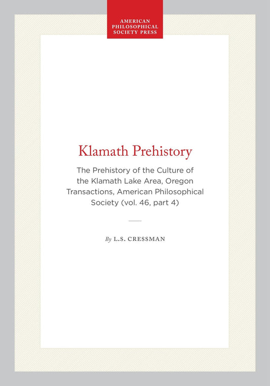 Klamath Prehistory