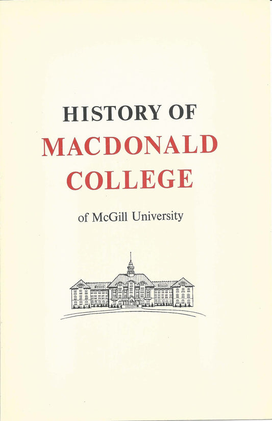 History of MacDonald College of McGill University