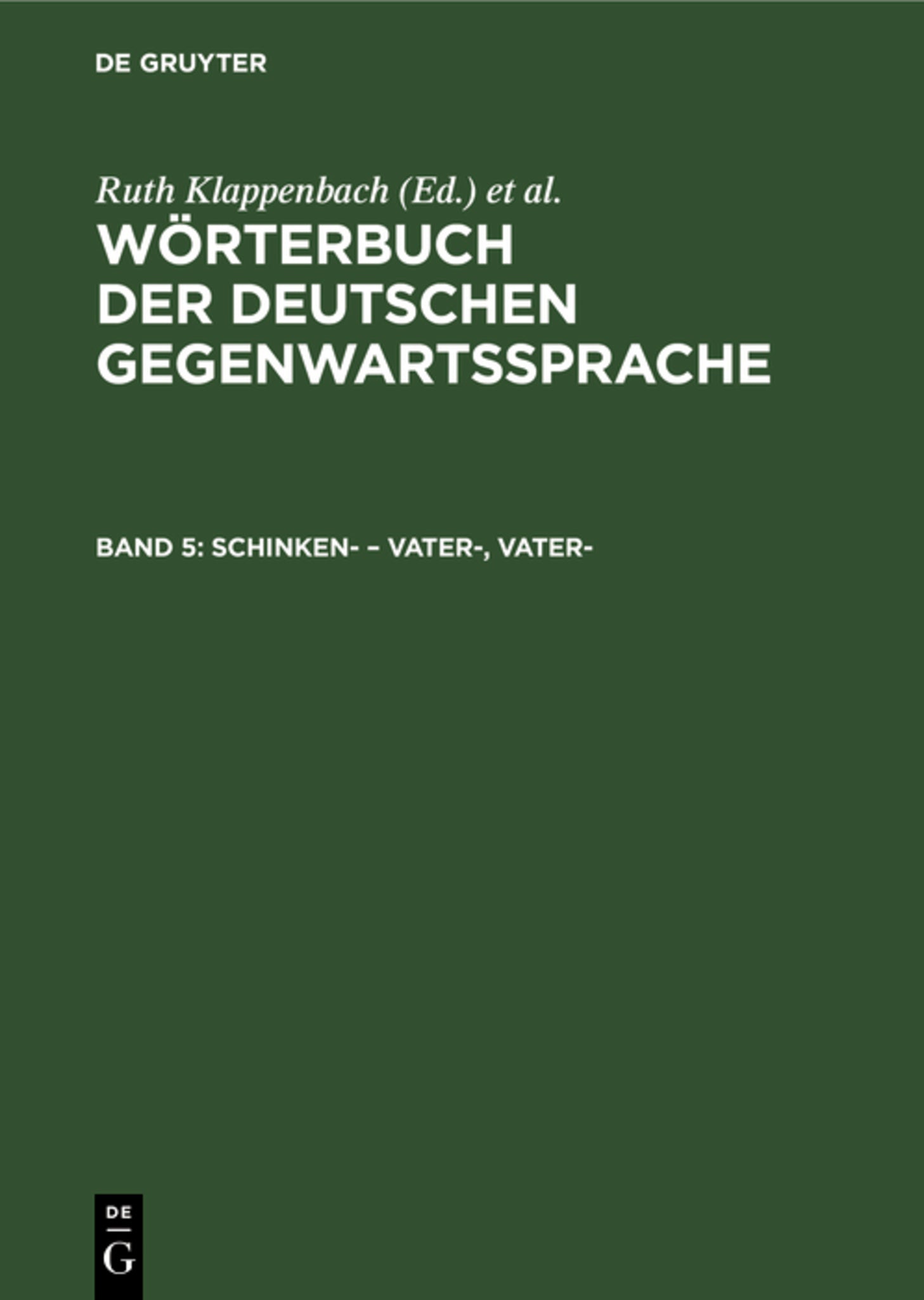 Schinken- – Vater-, vater-