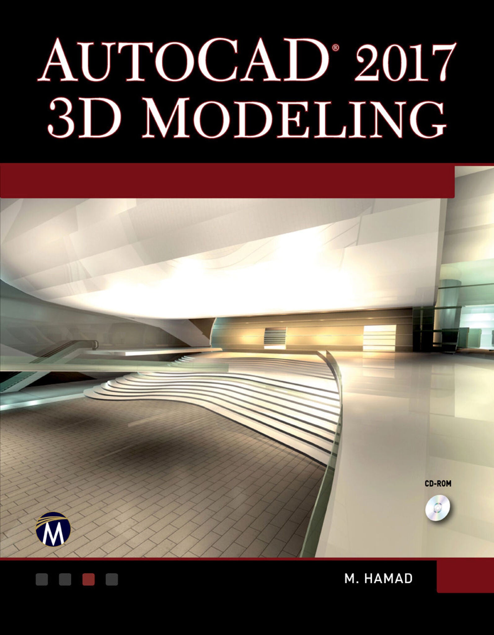 Cover image for AutoCAD 2017 3D Modeling ISBN 9781944534622