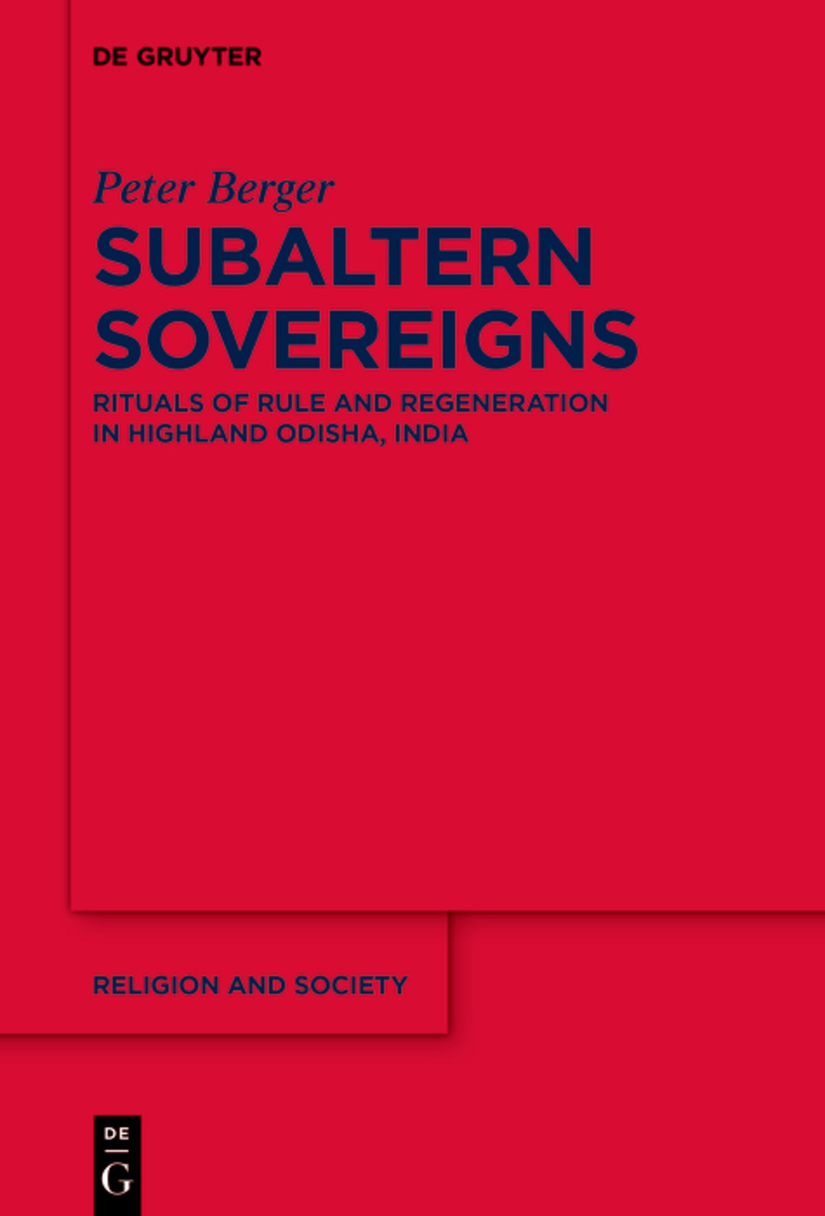 Cover image for Subaltern Sovereigns ISBN 9783110458077