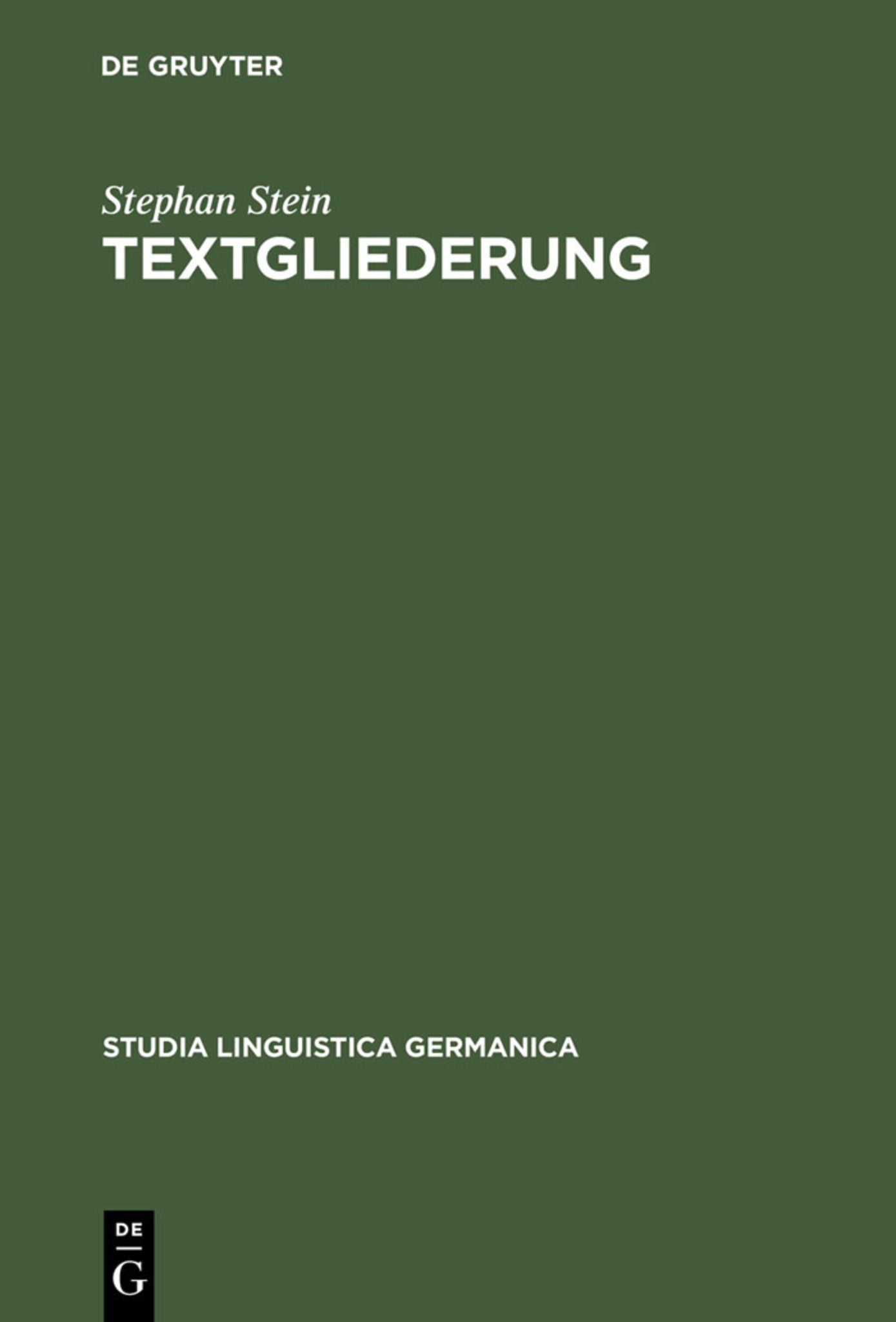 Textgliederung