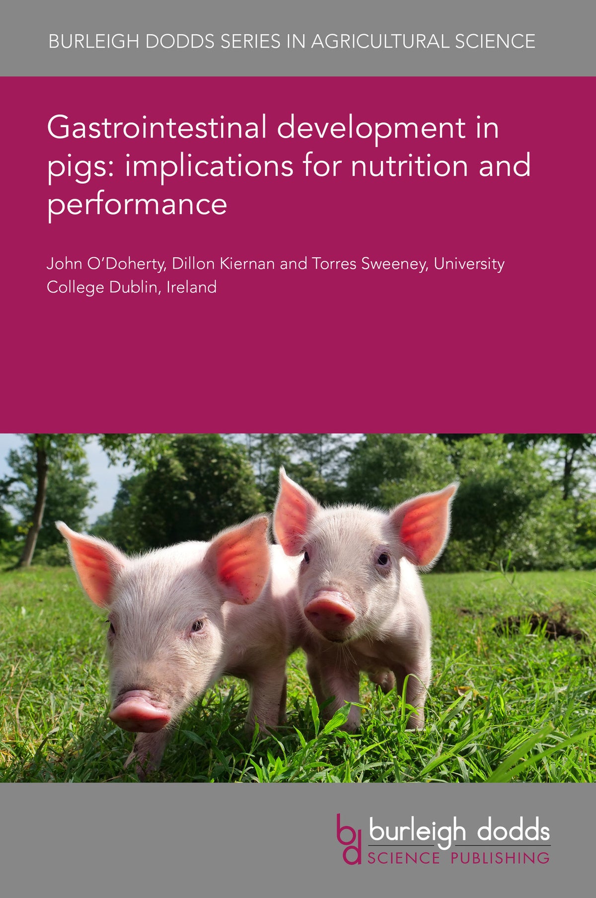 Cover image for Gastrointestinal development in pigs: implications for nutrition and performance ISBN 9781835451984