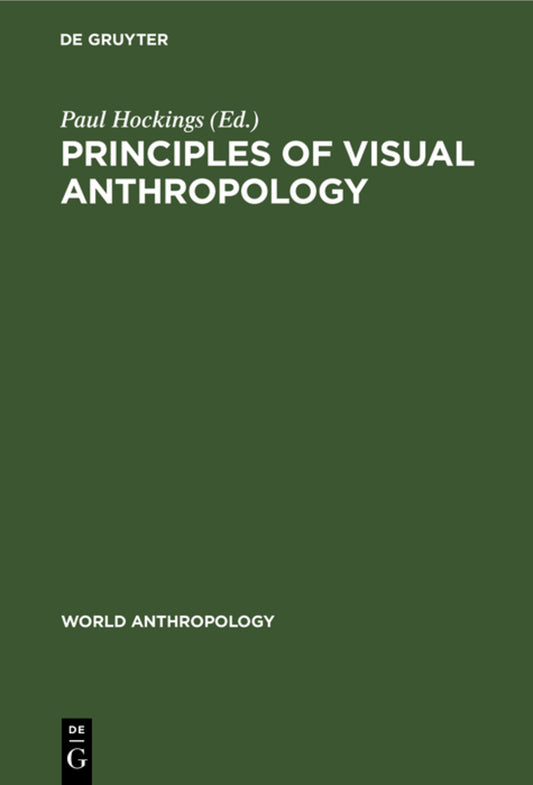 Principles of Visual Anthropology