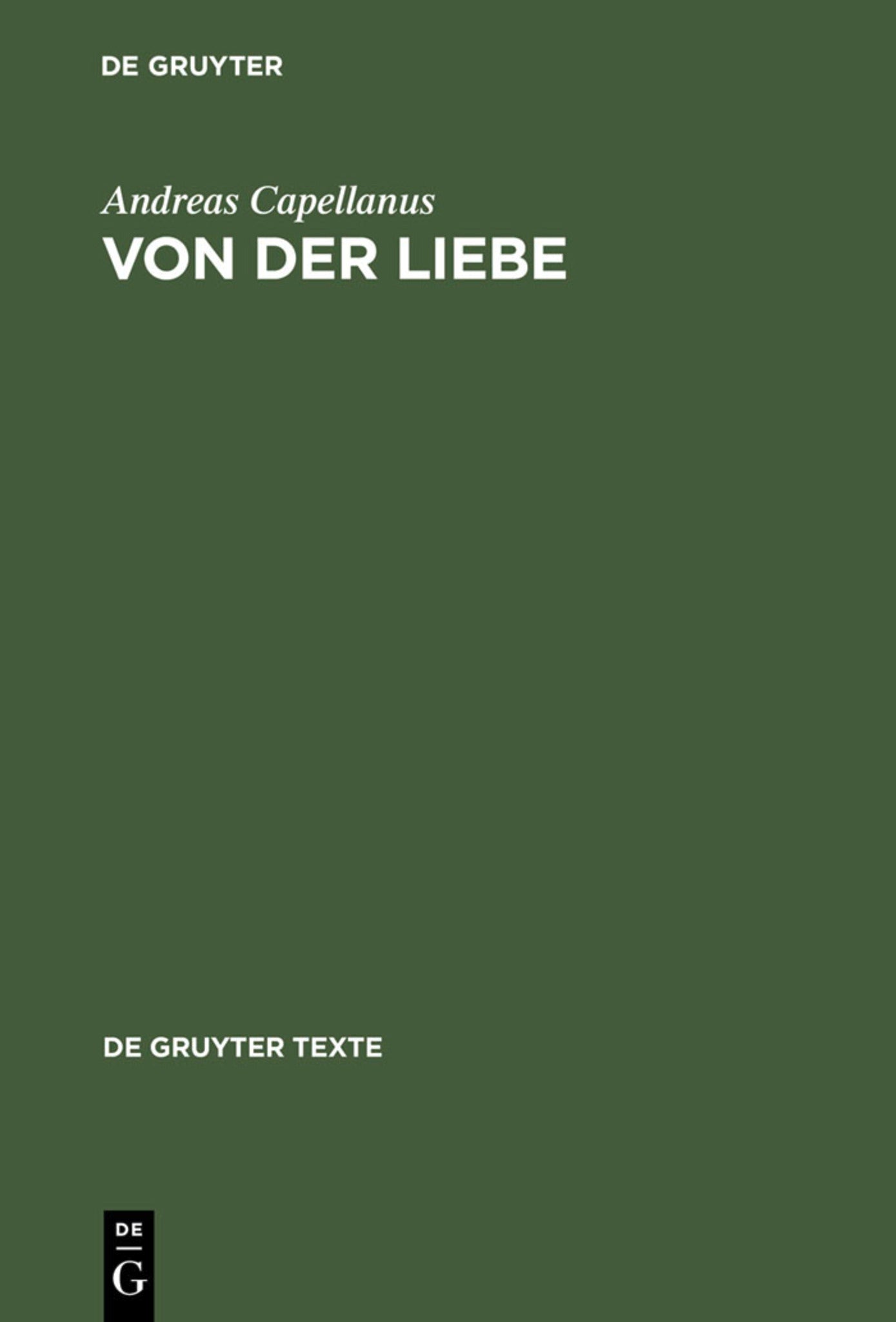 Von der Liebe