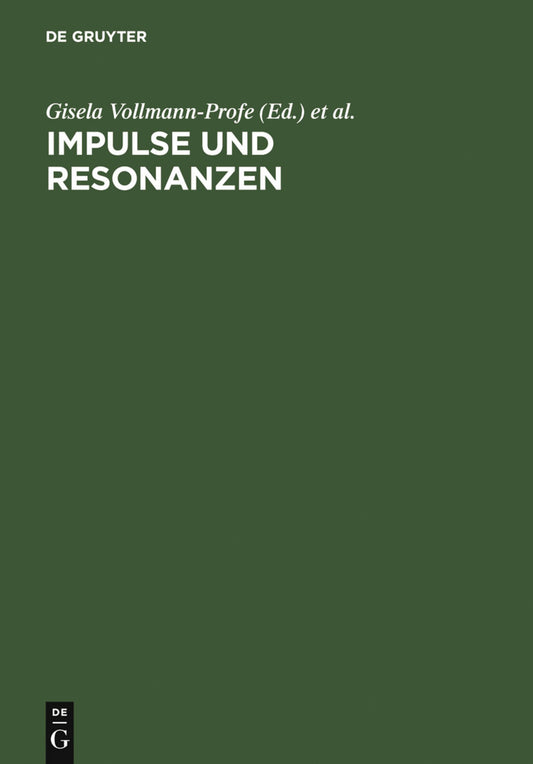 Impulse und Resonanzen