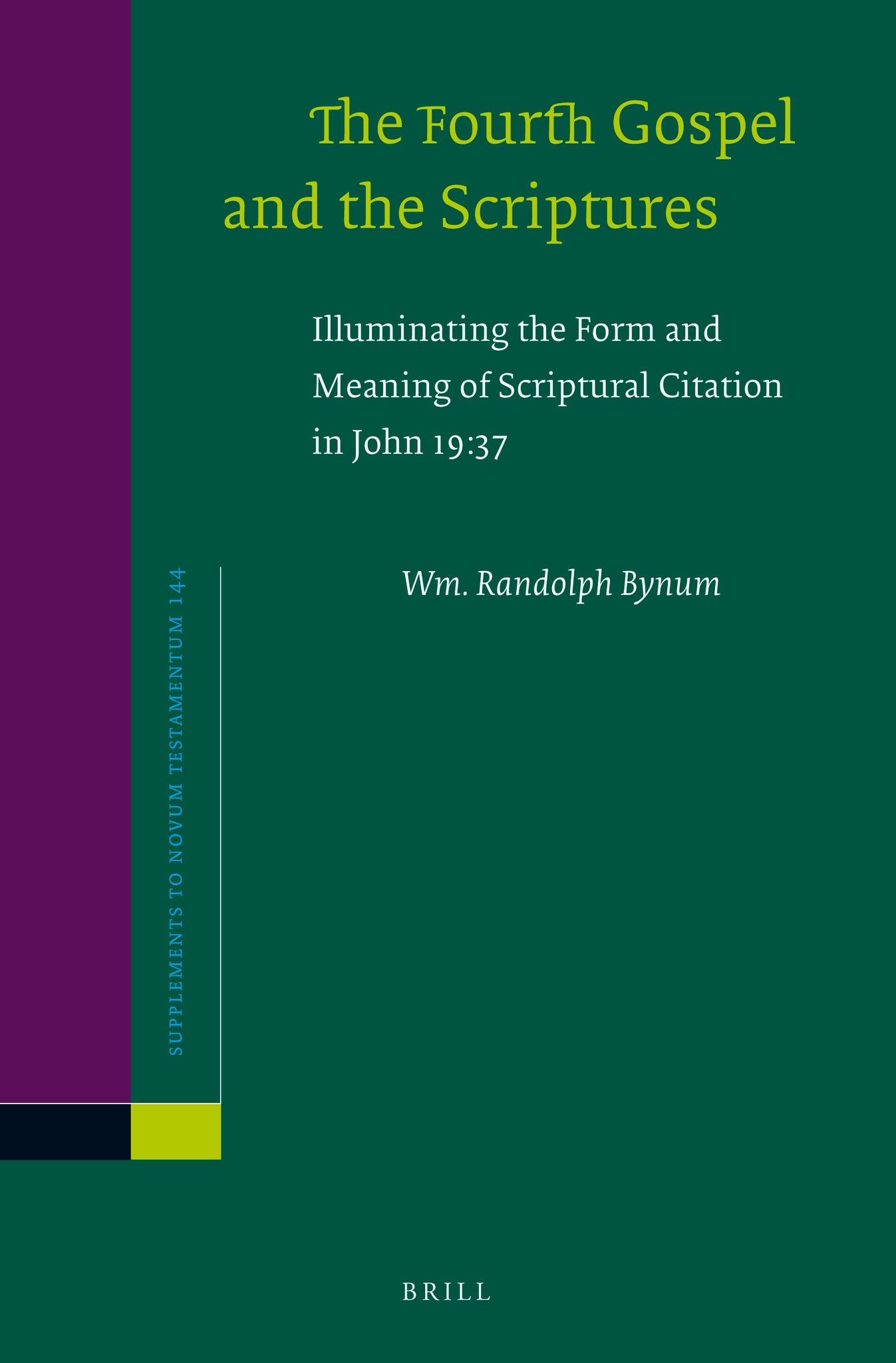 The Fourth Gospel and the Scriptures