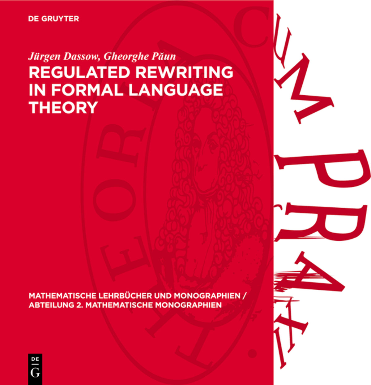 Cover image for Regulated Rewriting in Formal Language Theory ISBN 9783112737866