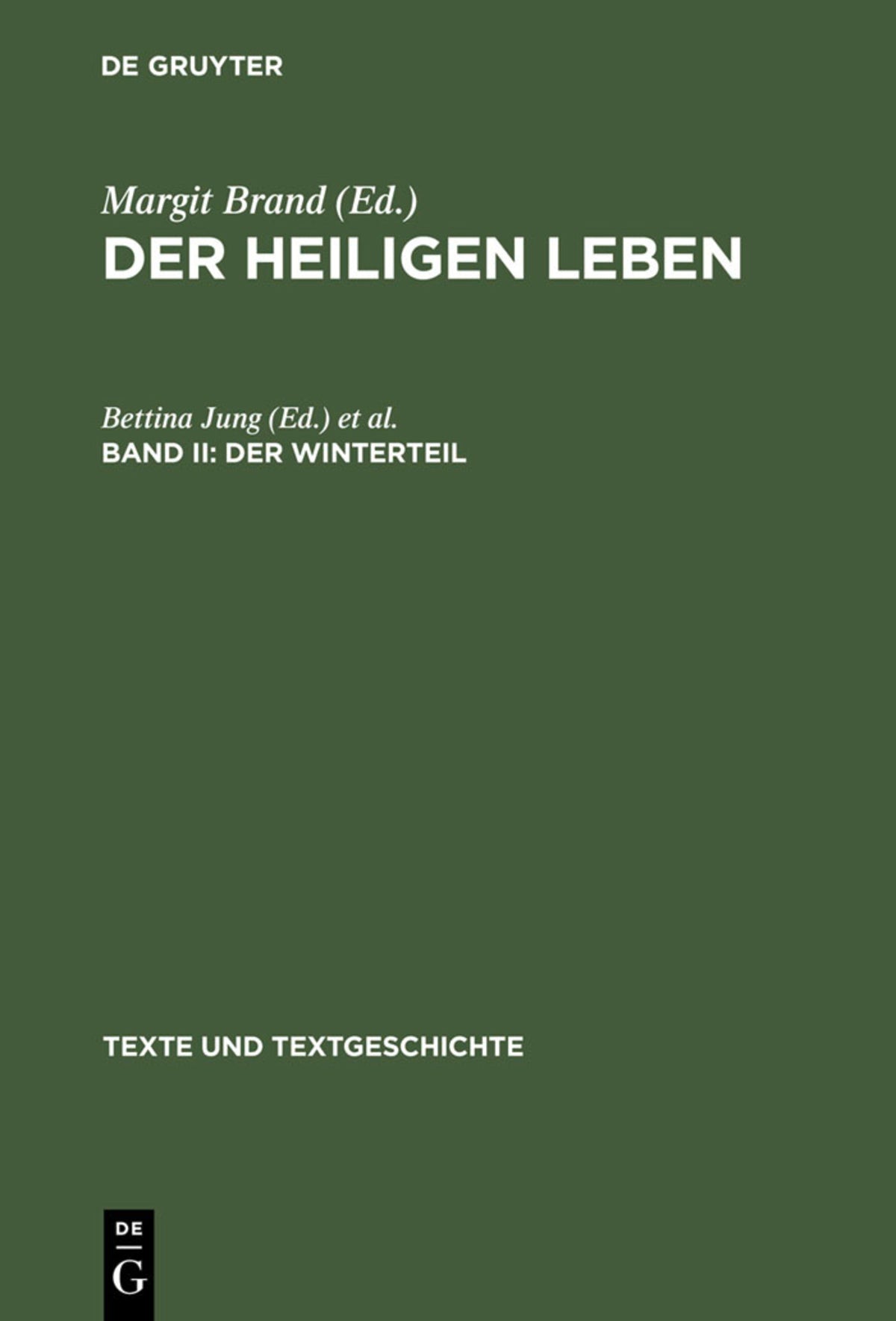 Cover image for Der Winterteil ISBN 9783484360518