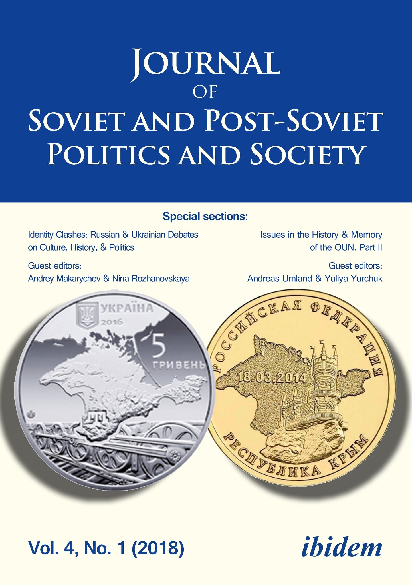 Cover image for Journal of Soviet and Post-Soviet Politics and Society ISBN 9783838211664