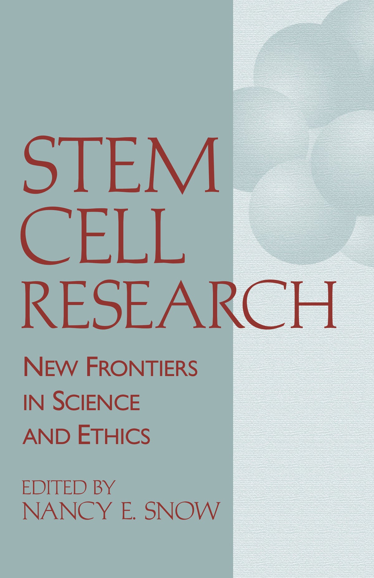 Cover image for Stem Cell Research ISBN 9780268017781
