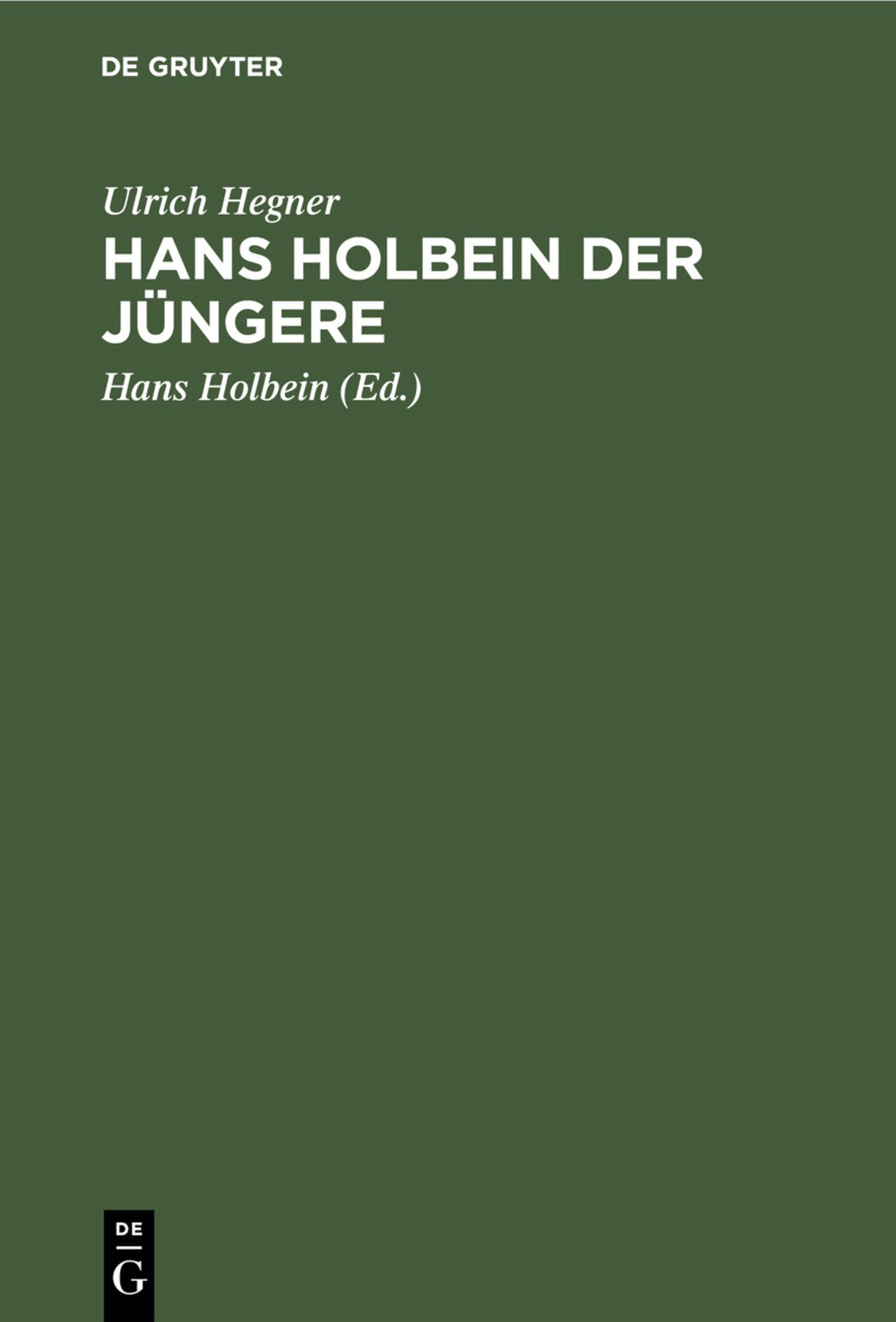 Hans Holbein der Jüngere