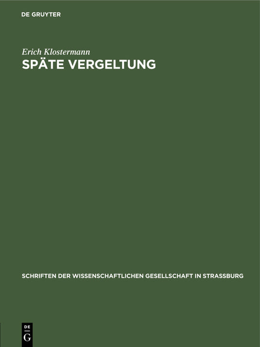 Späte Vergeltung