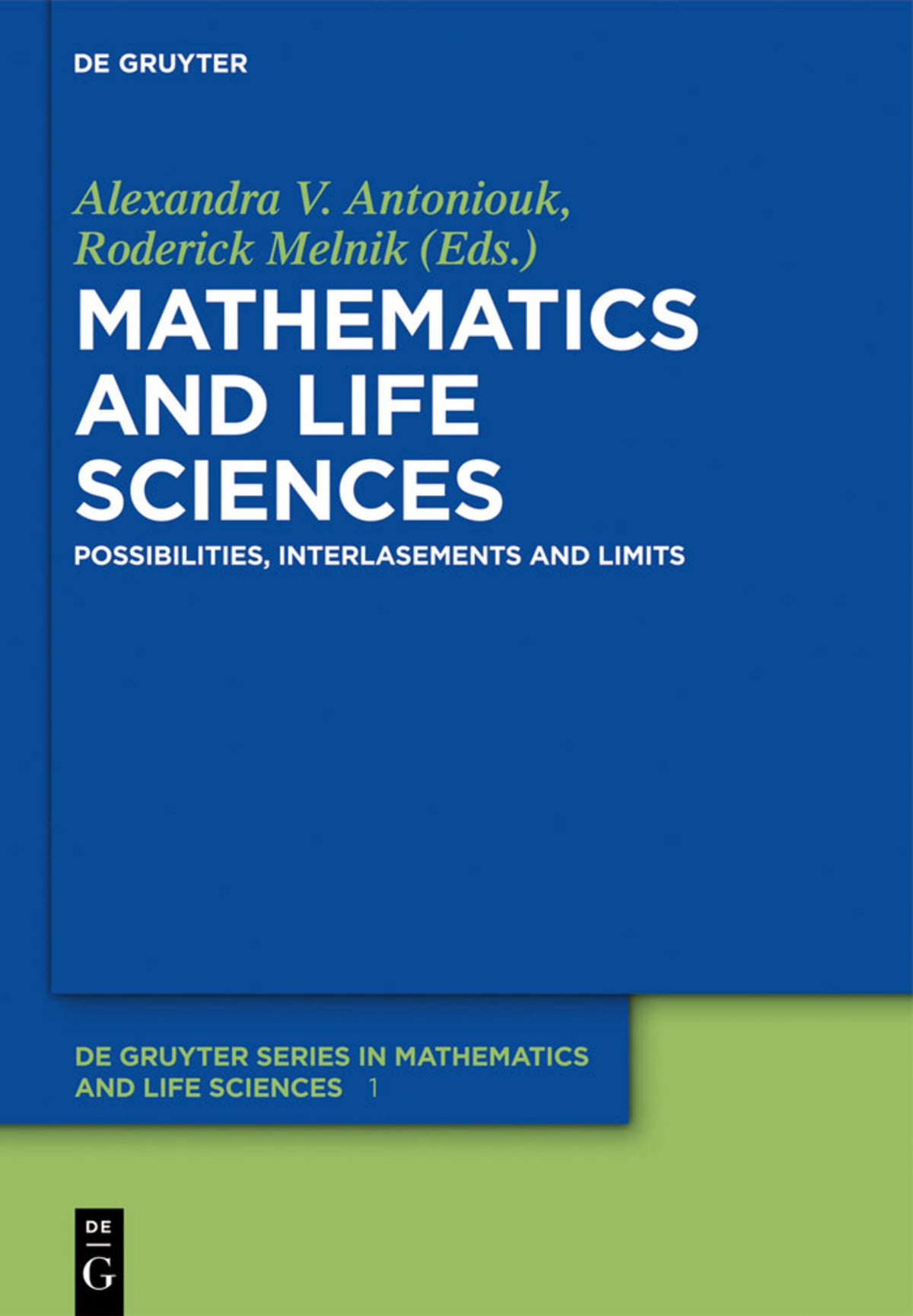 Cover image for Mathematics and Life Sciences ISBN 9783110273724