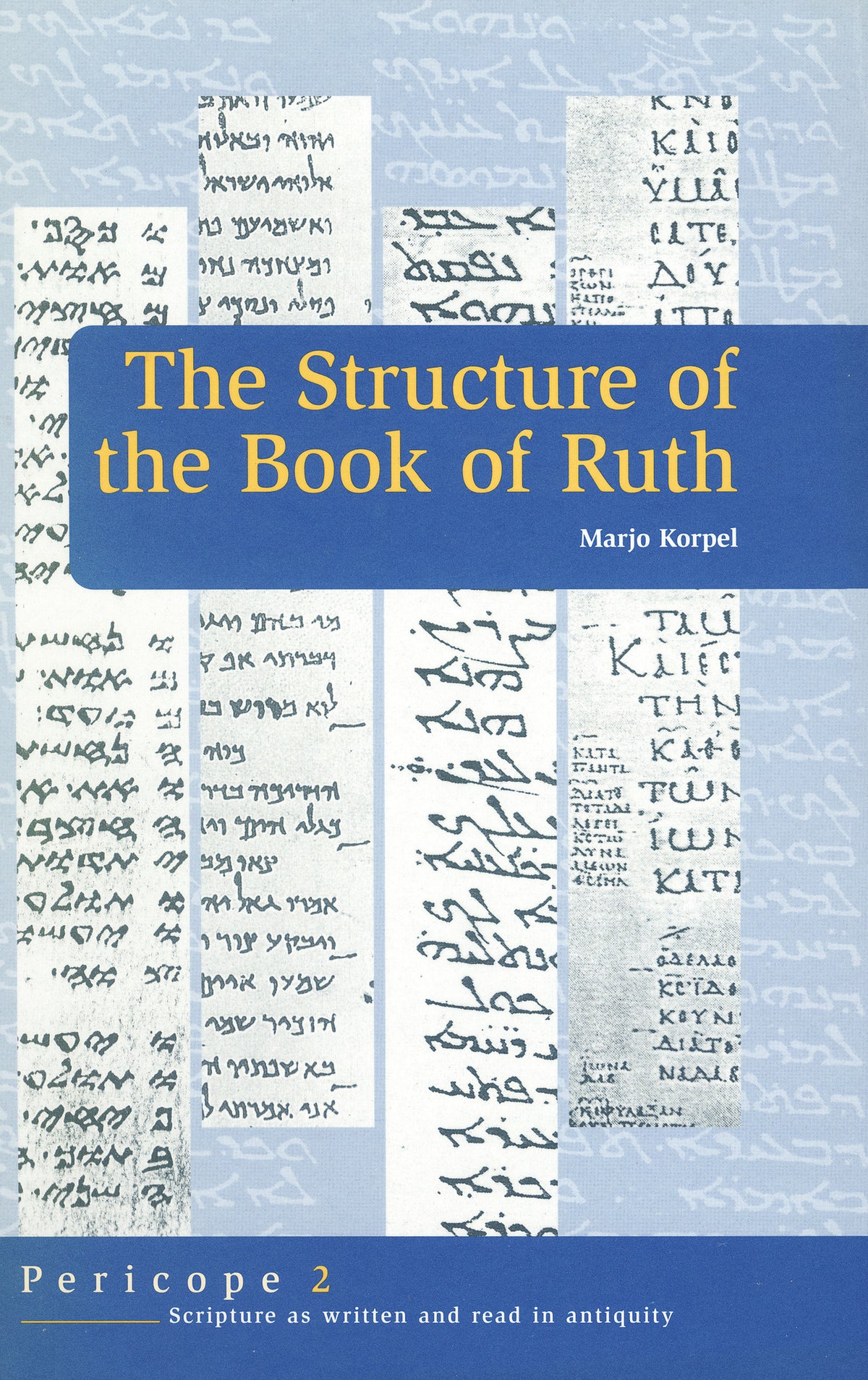 Cover image for The Structure of the Book of Ruth ISBN 9789023236573