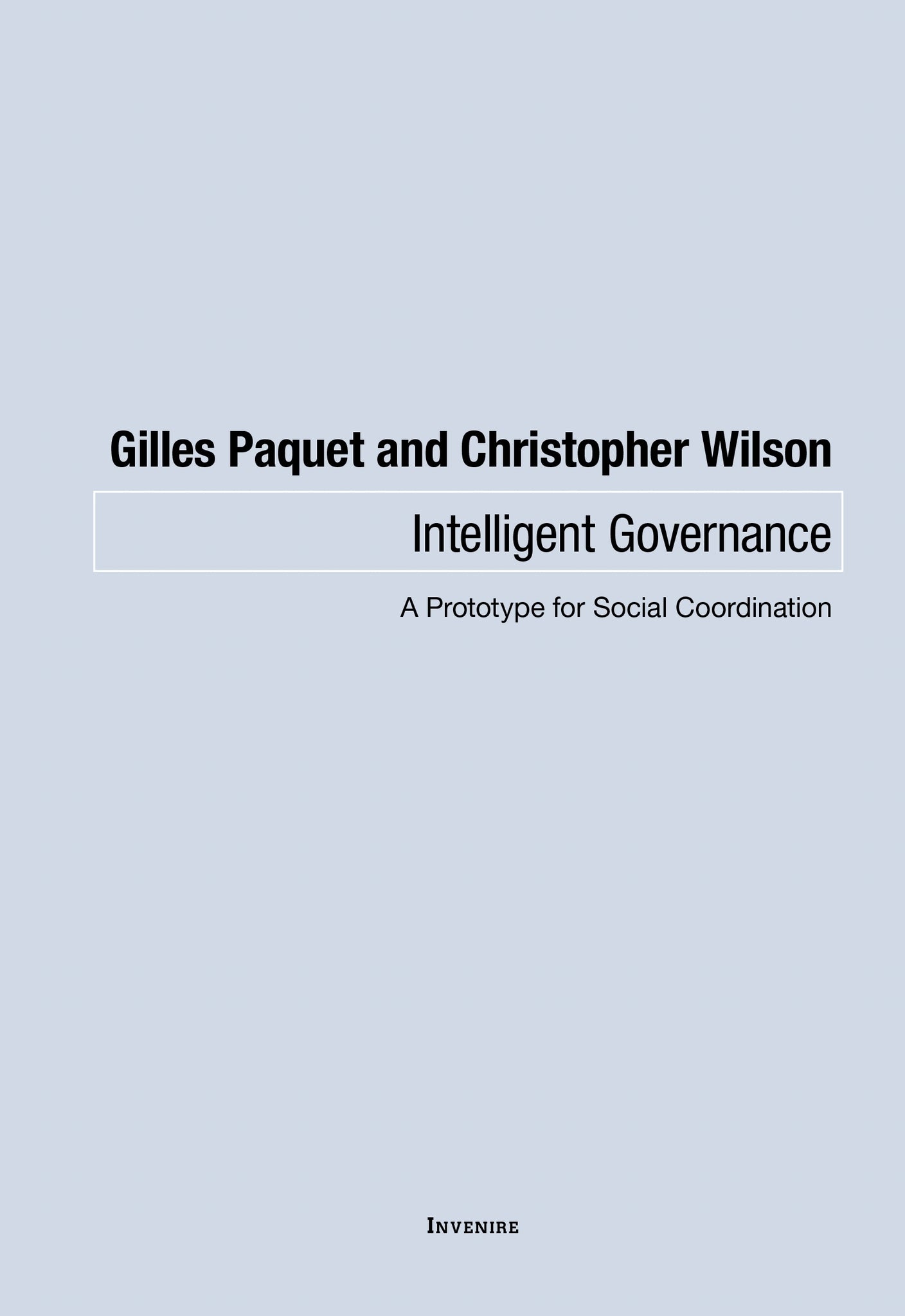 Intelligent Governance
