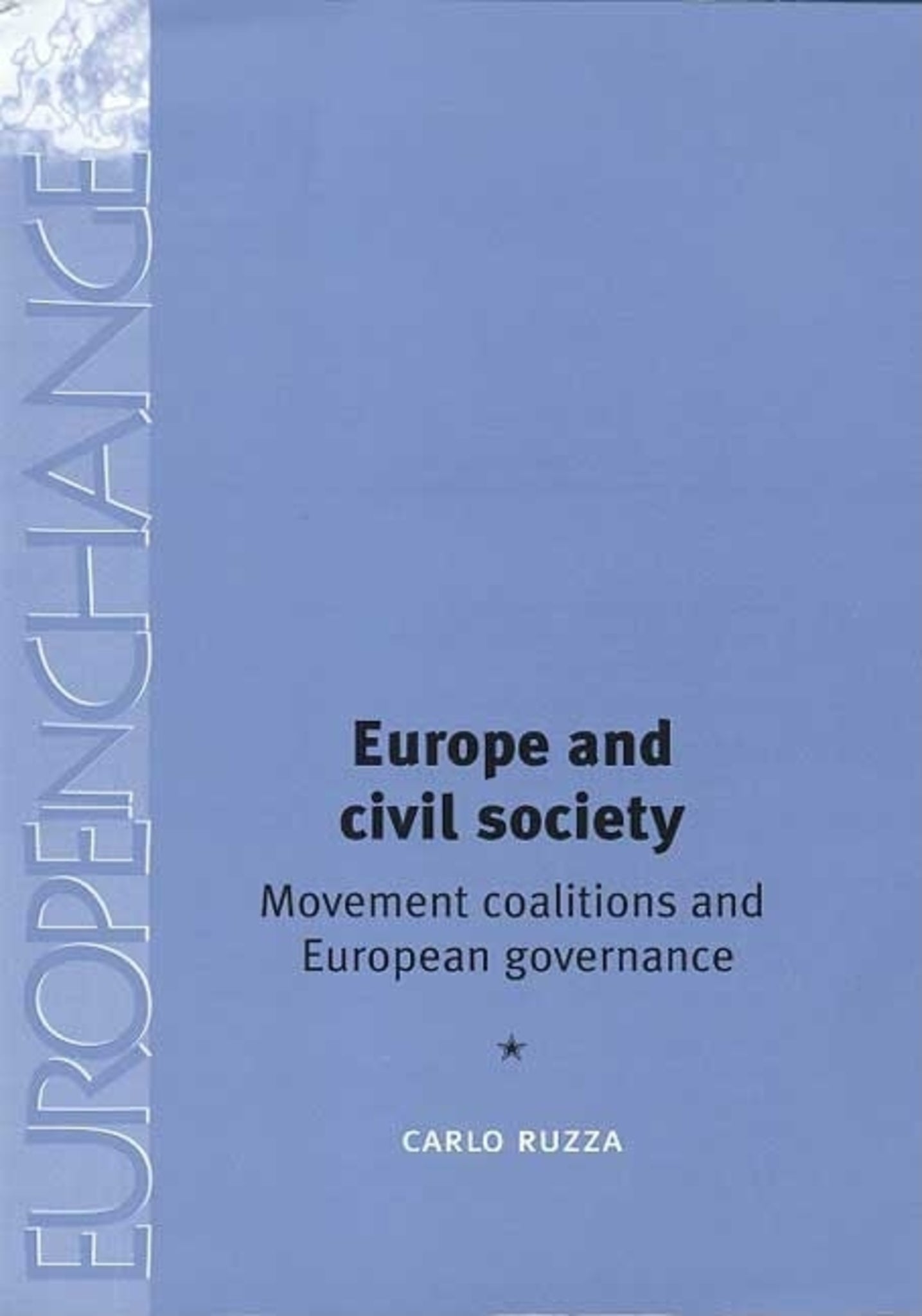 Cover image for Europe and civil society ISBN 9780719073700