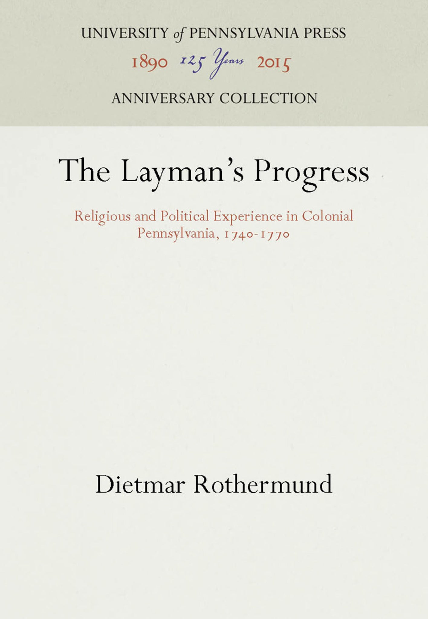 The Layman's Progress