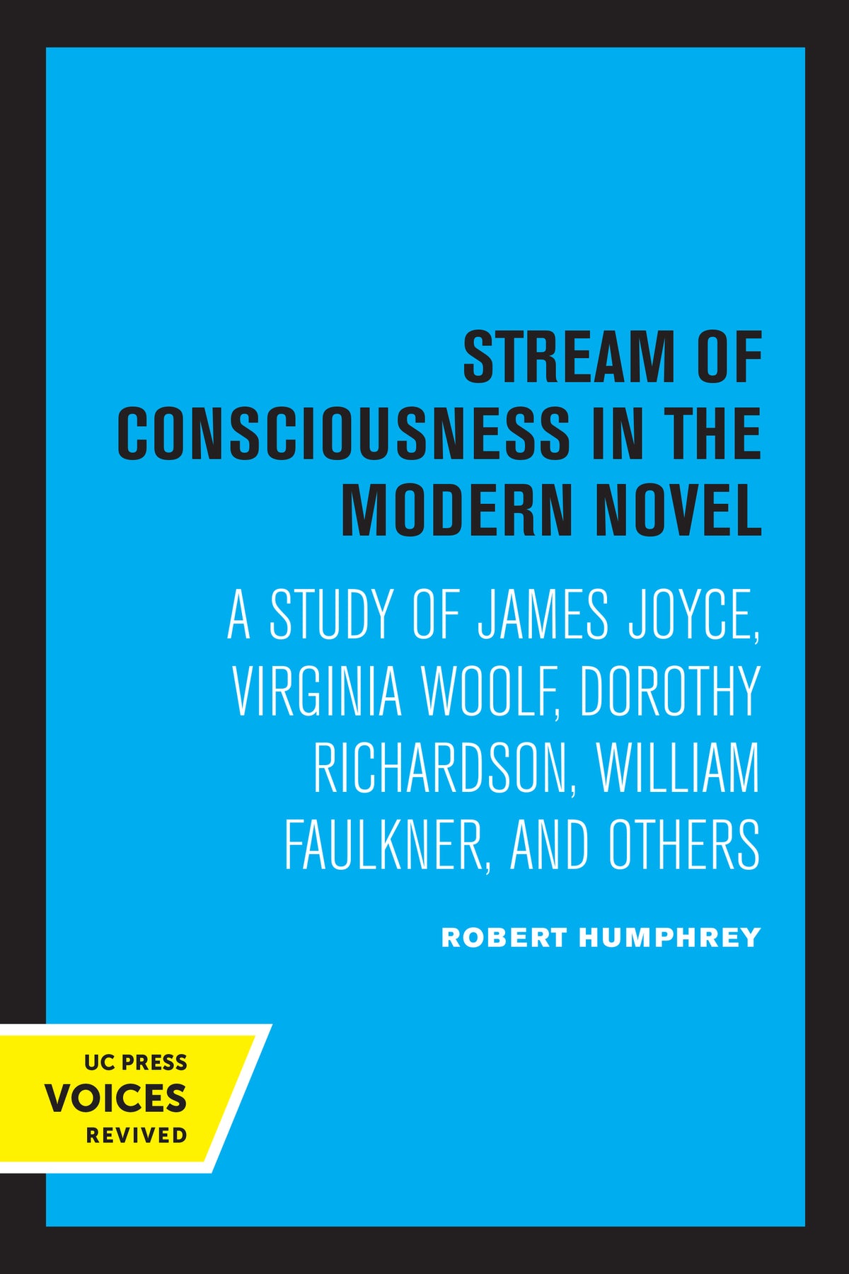Cover image for Stream of Consciousness in the Modern Novel ISBN 9780520315143