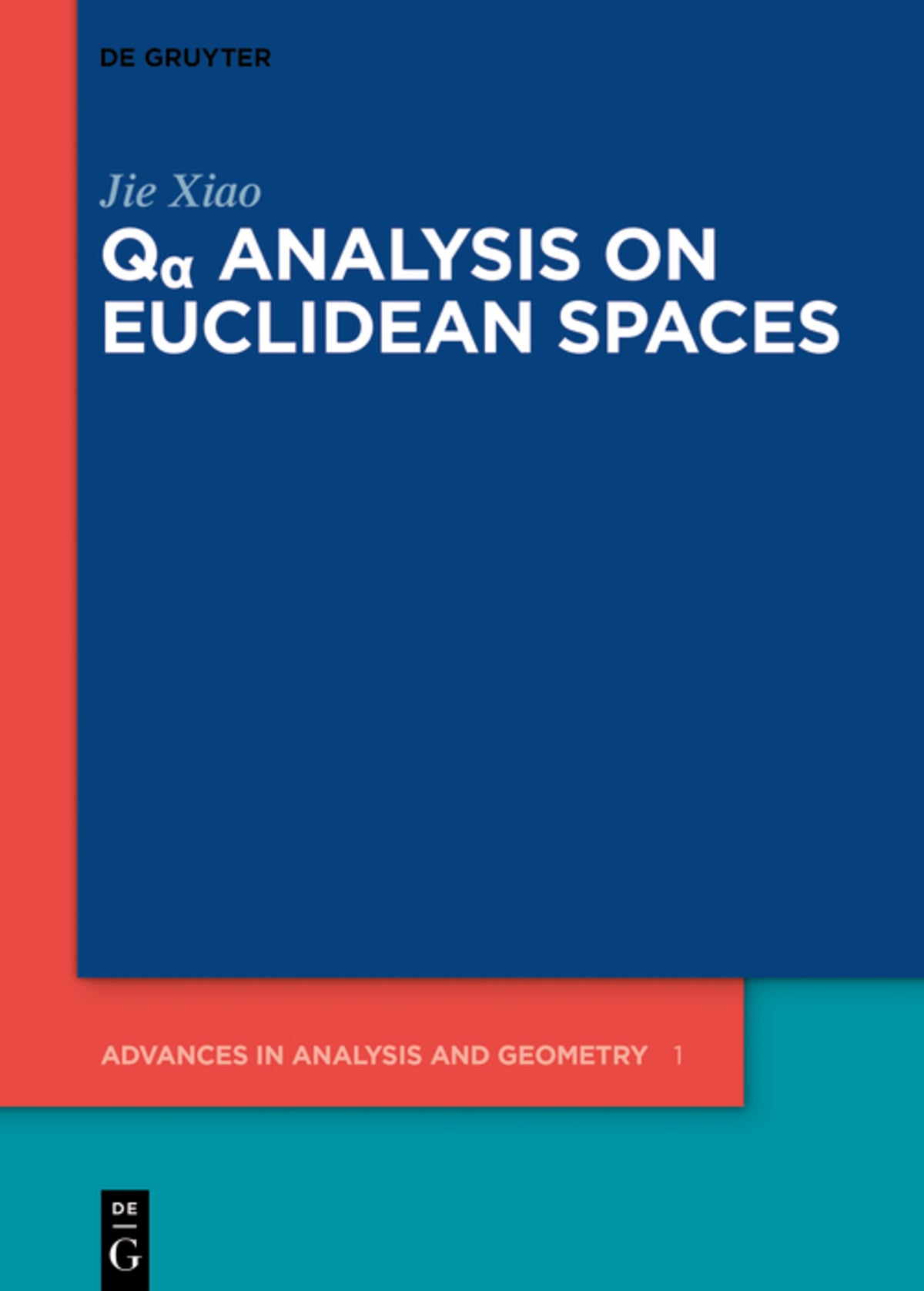 Cover image for Qα Analysis on Euclidean Spaces ISBN 9783110601121